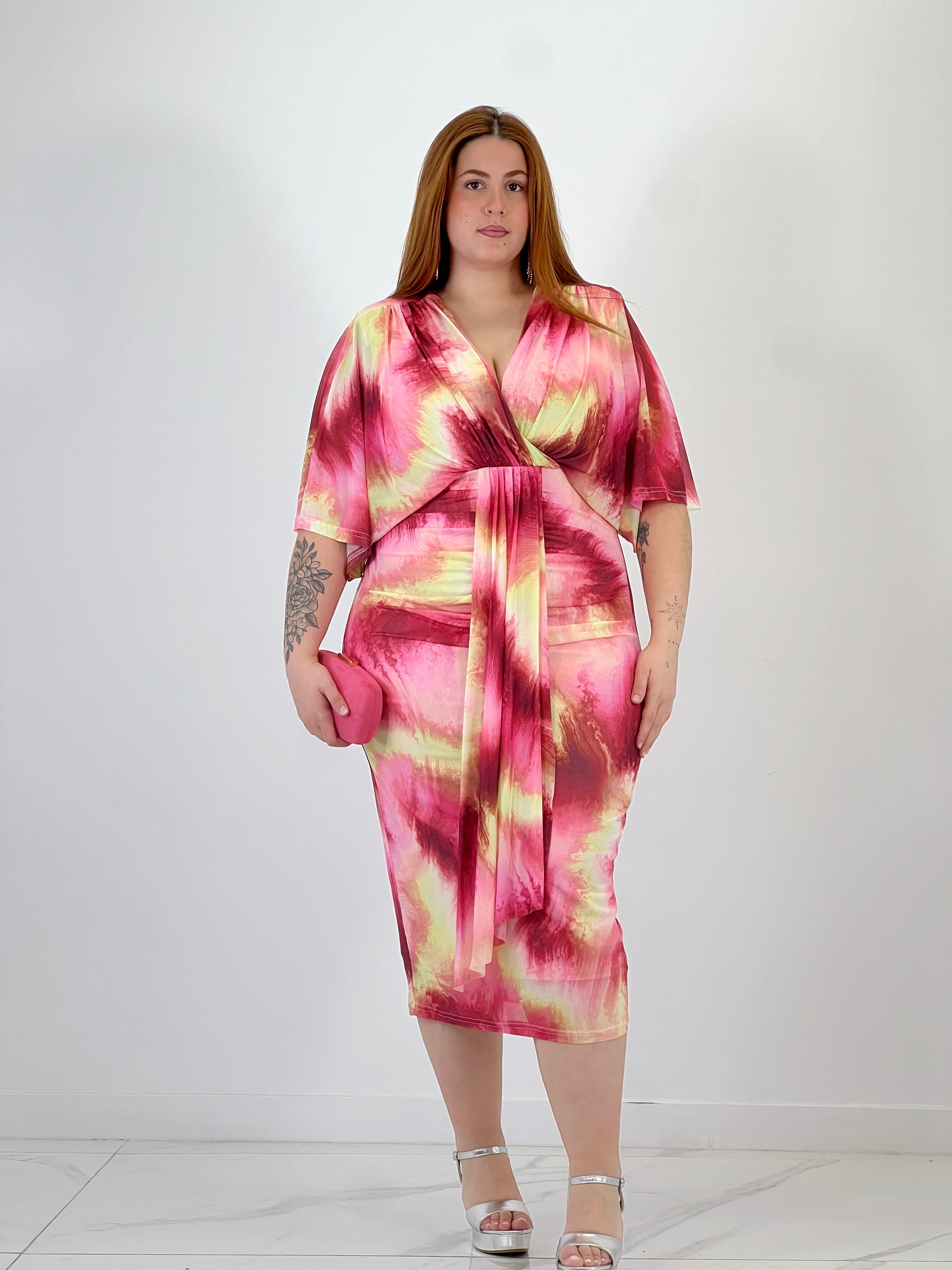 Vestido midi estampado Gabriela