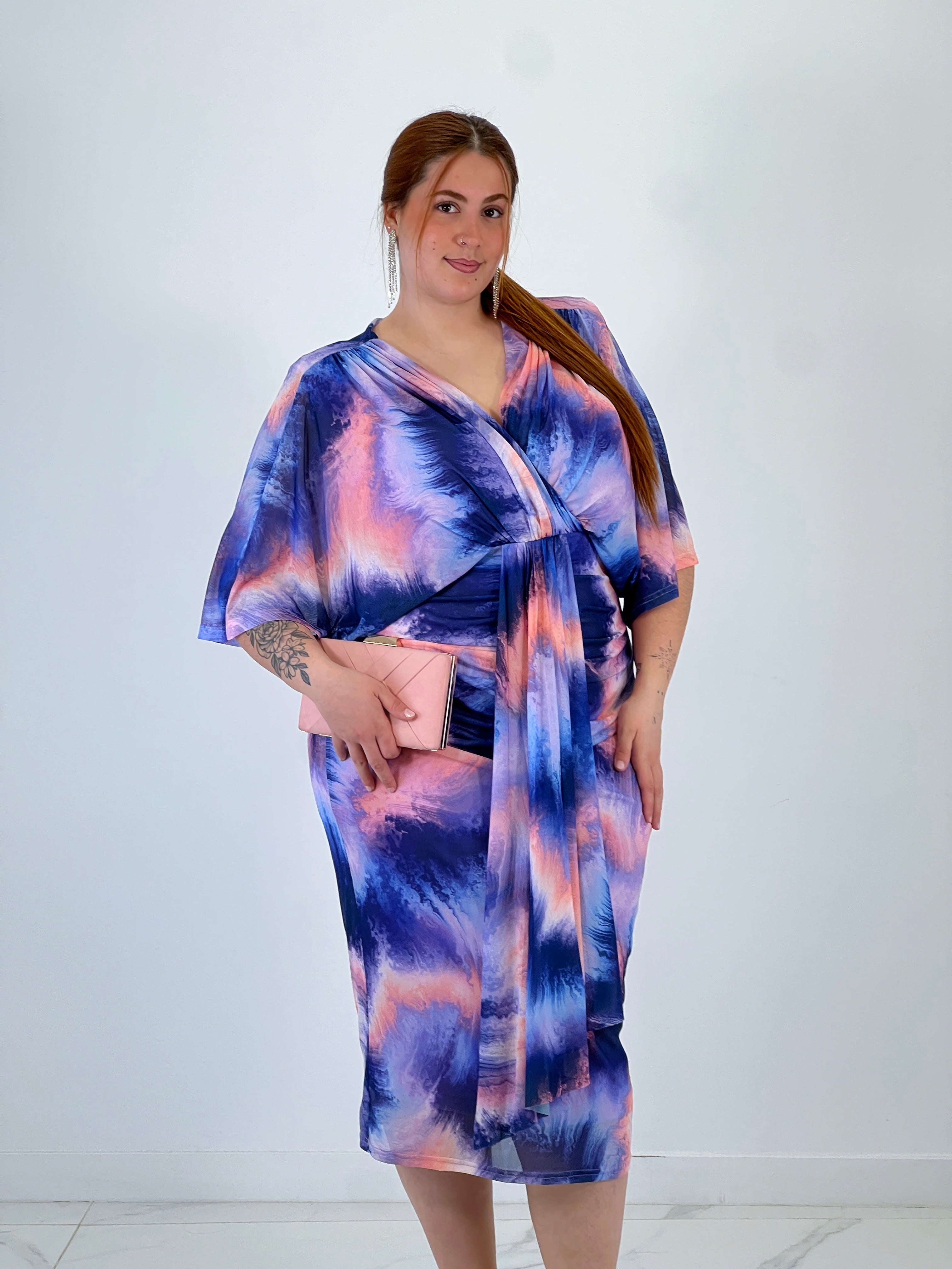 Vestido midi estampado Gabriela