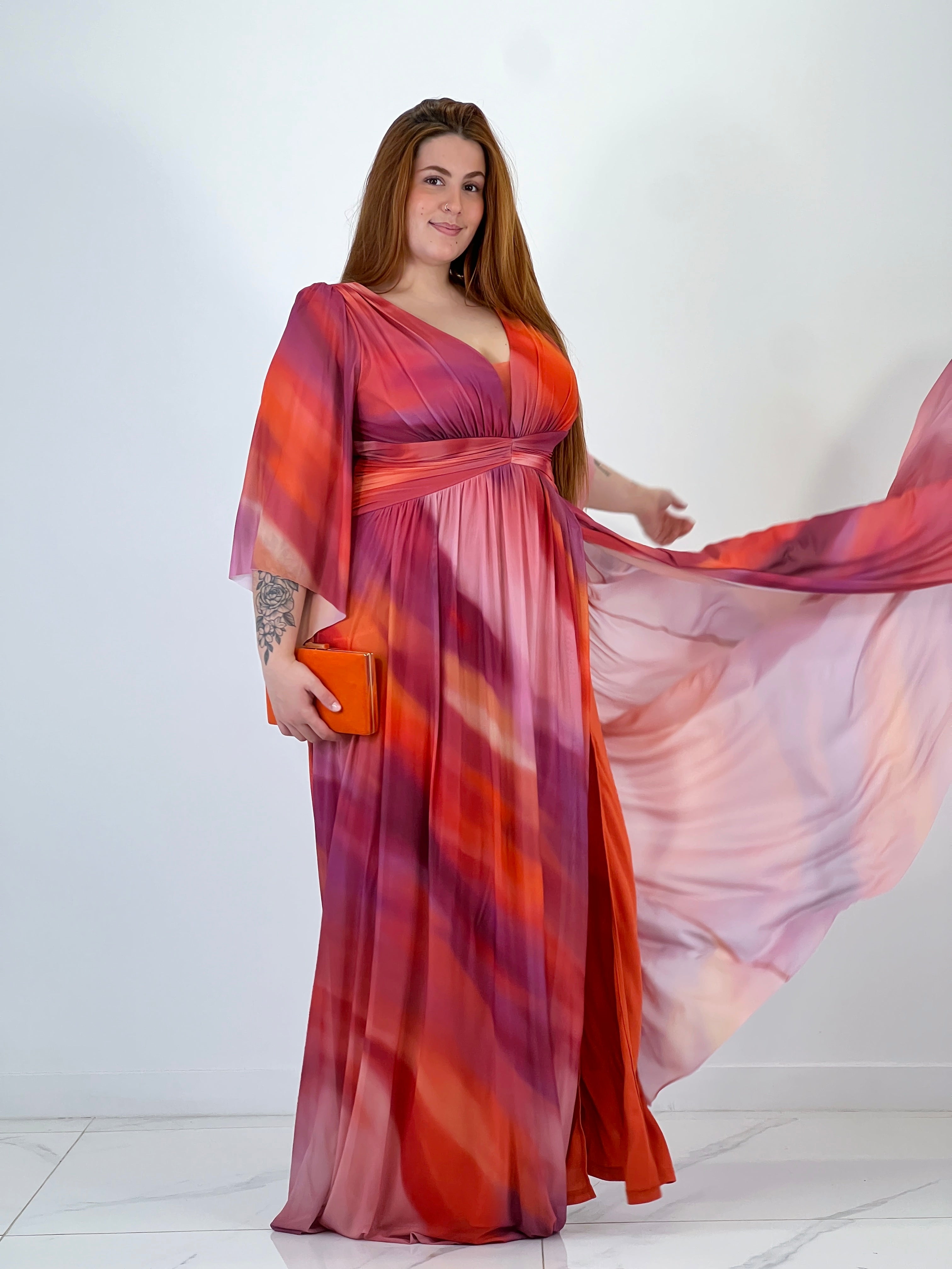 Vestido acuarela Tiffany