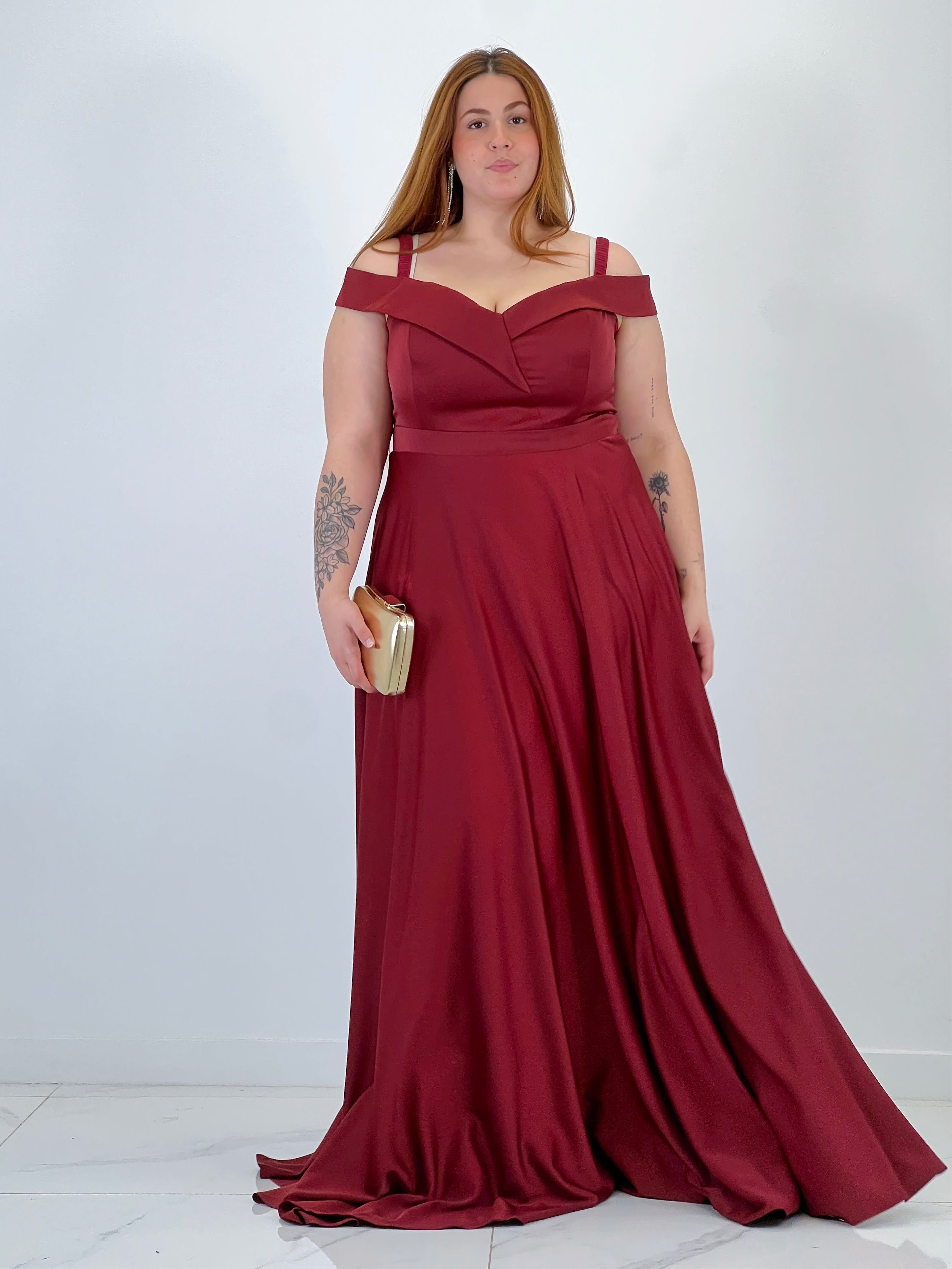 Vestido satinado Lua