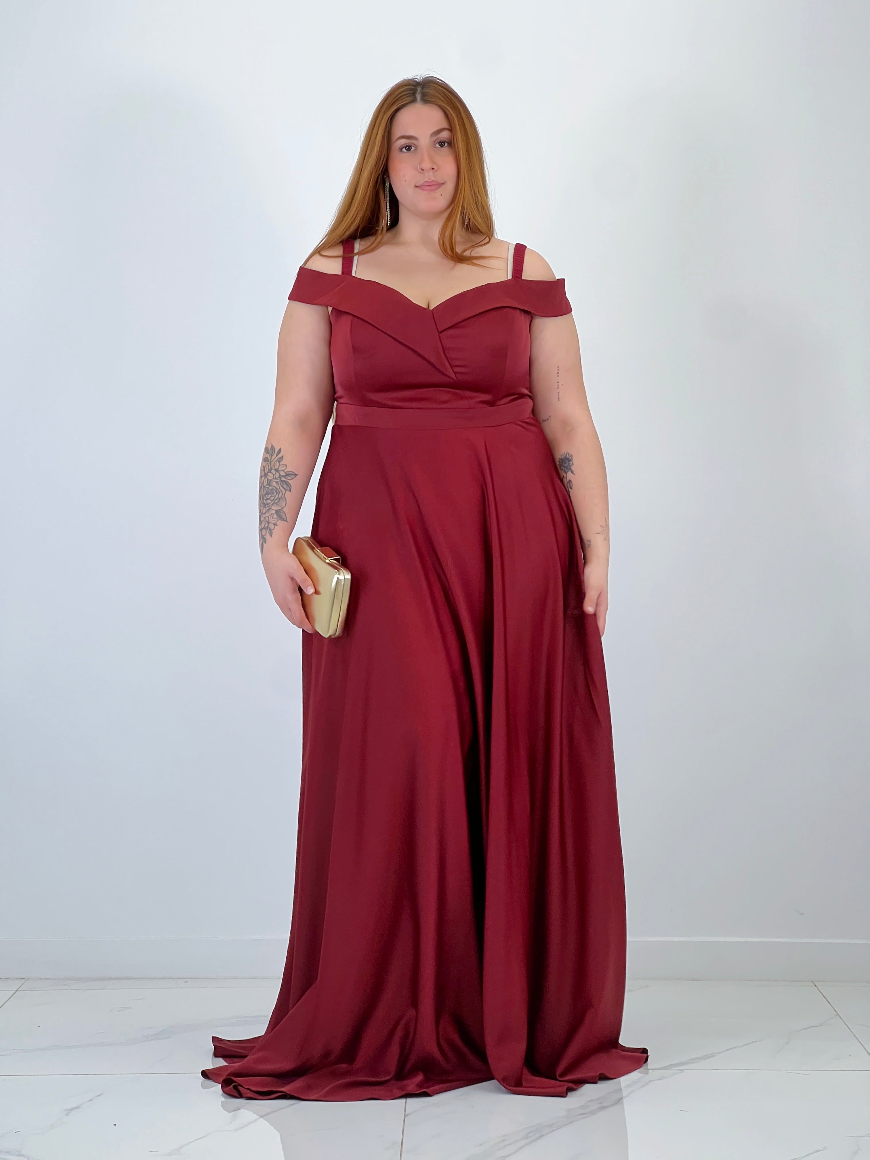 Vestido satinado Lua