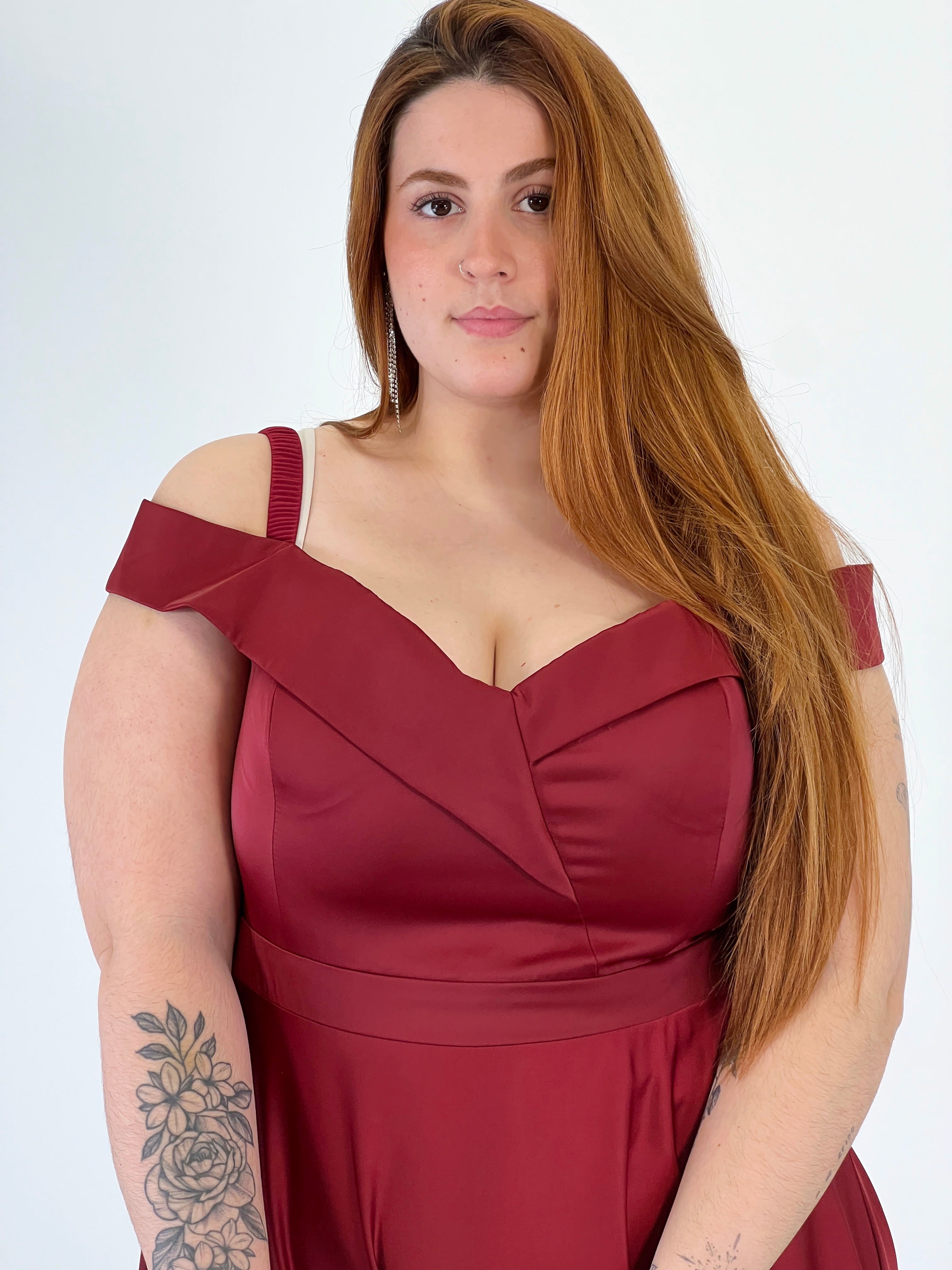 Vestido satinado Lua