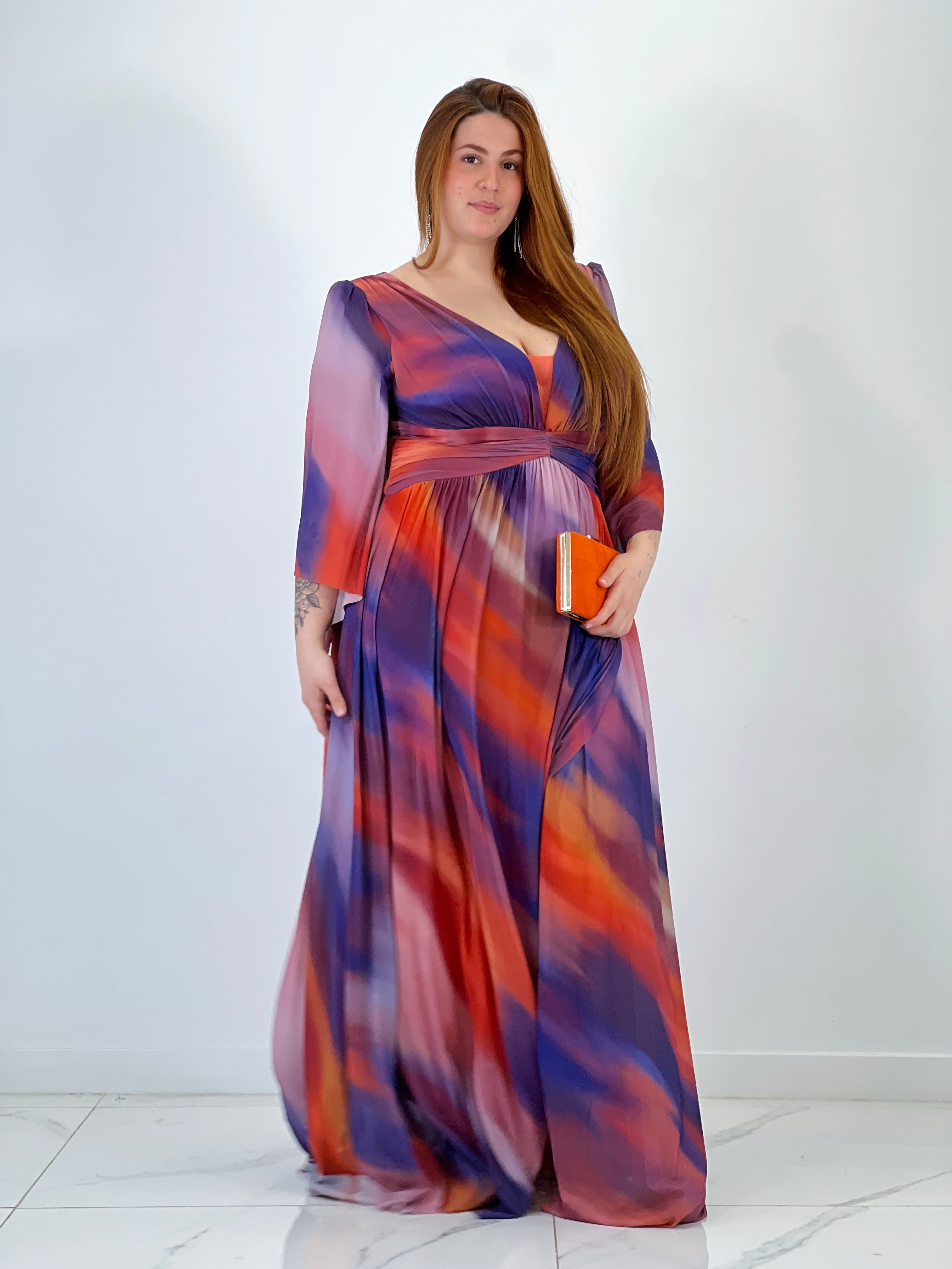 Vestido acuarela Tiffany