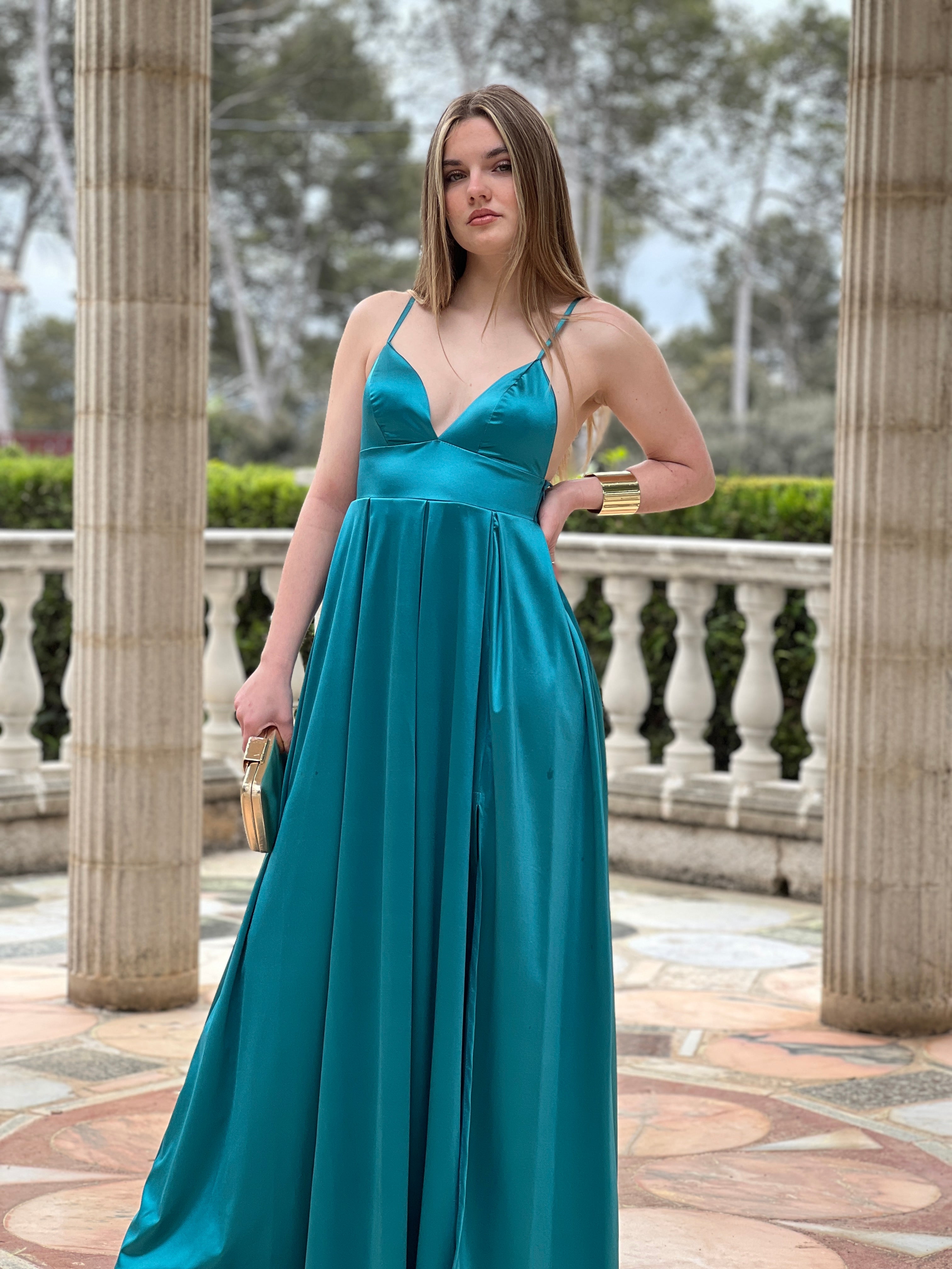 Vestido satinado Seline