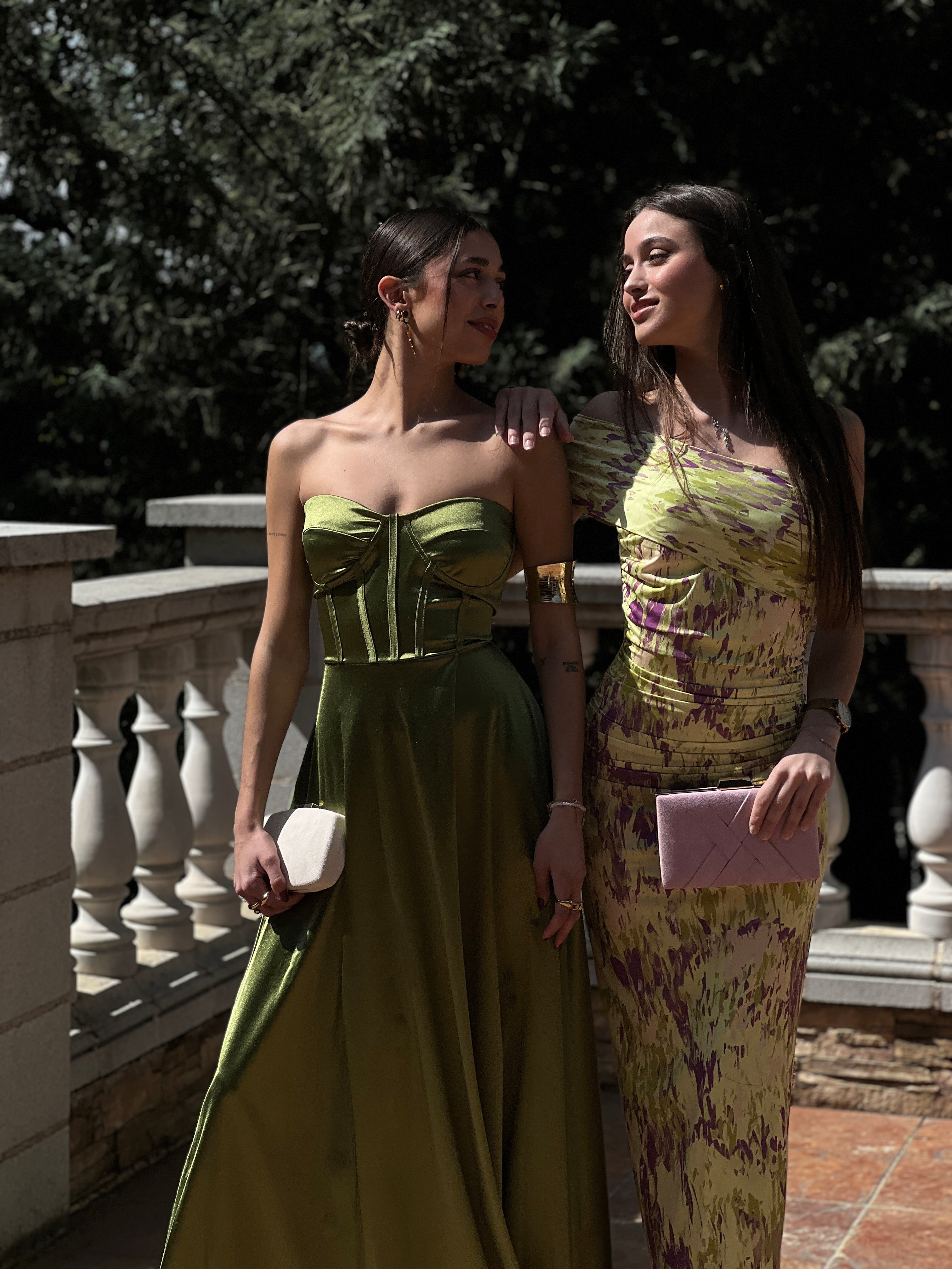 Vestido satinado Nelia