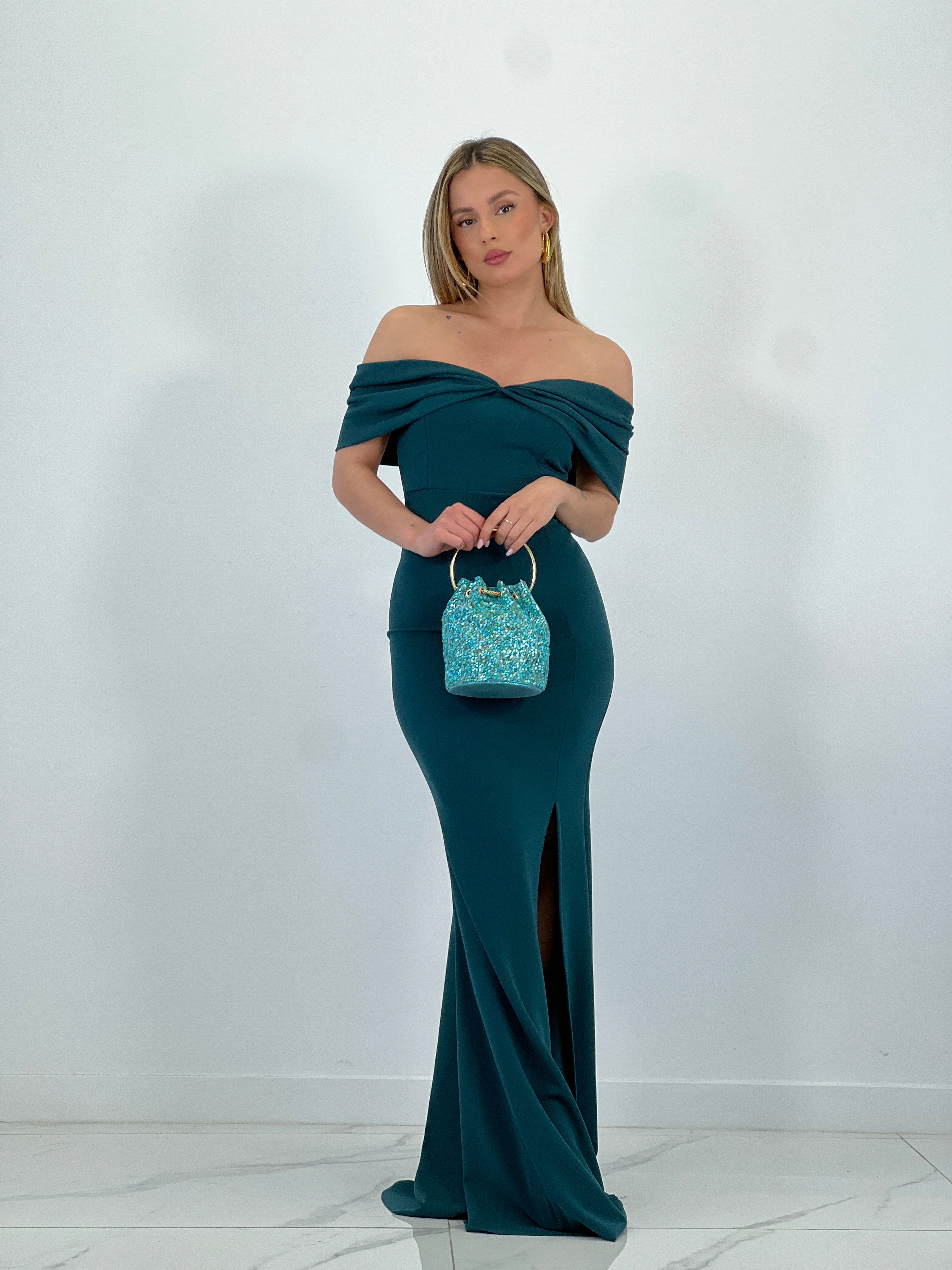 Vestido palabra de honor Patricia