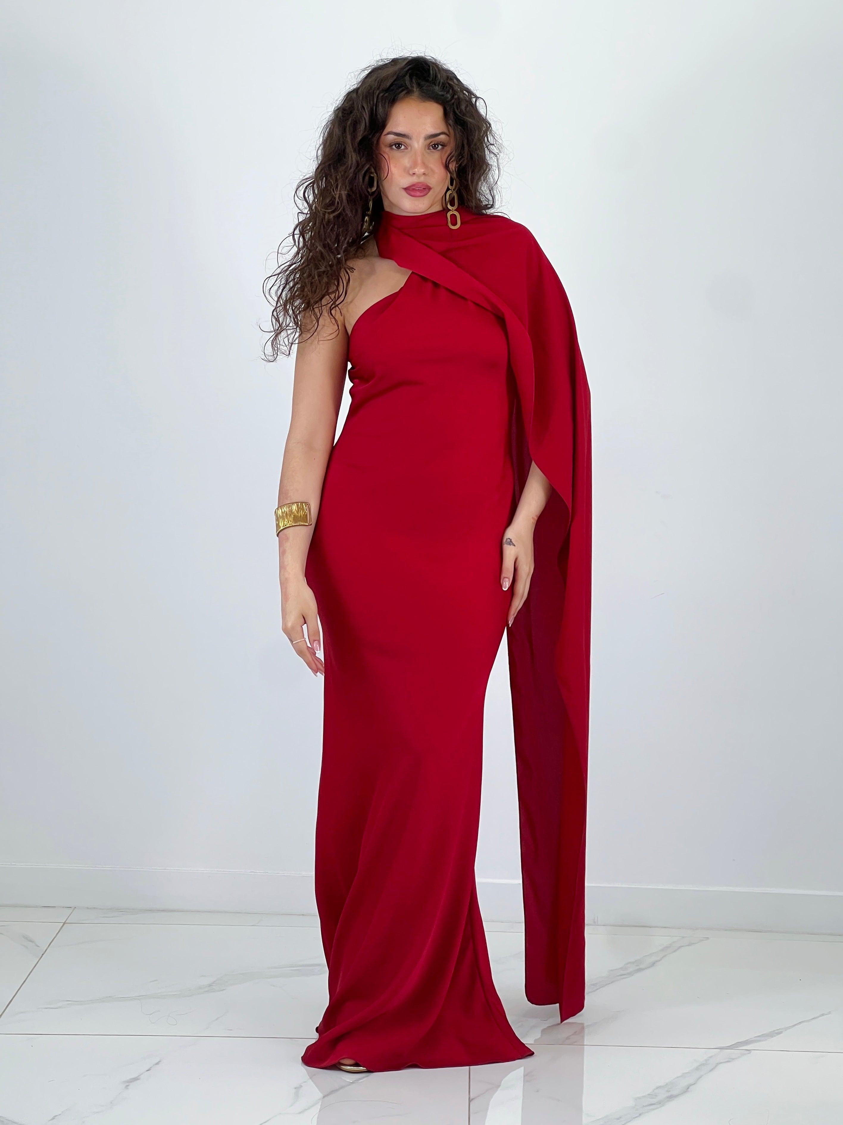 Vestido raso choker Priscila