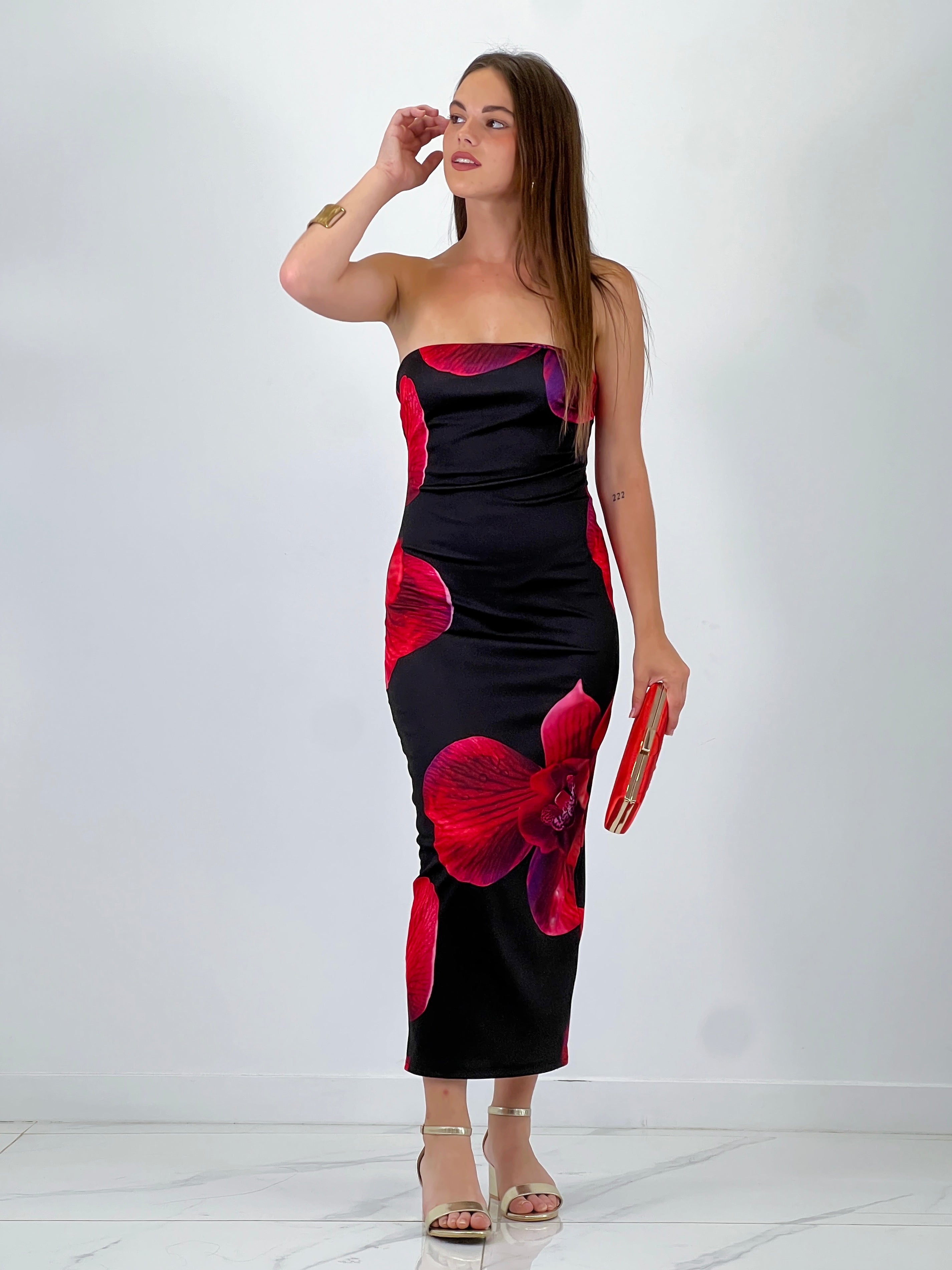 Vestido midi Amapola