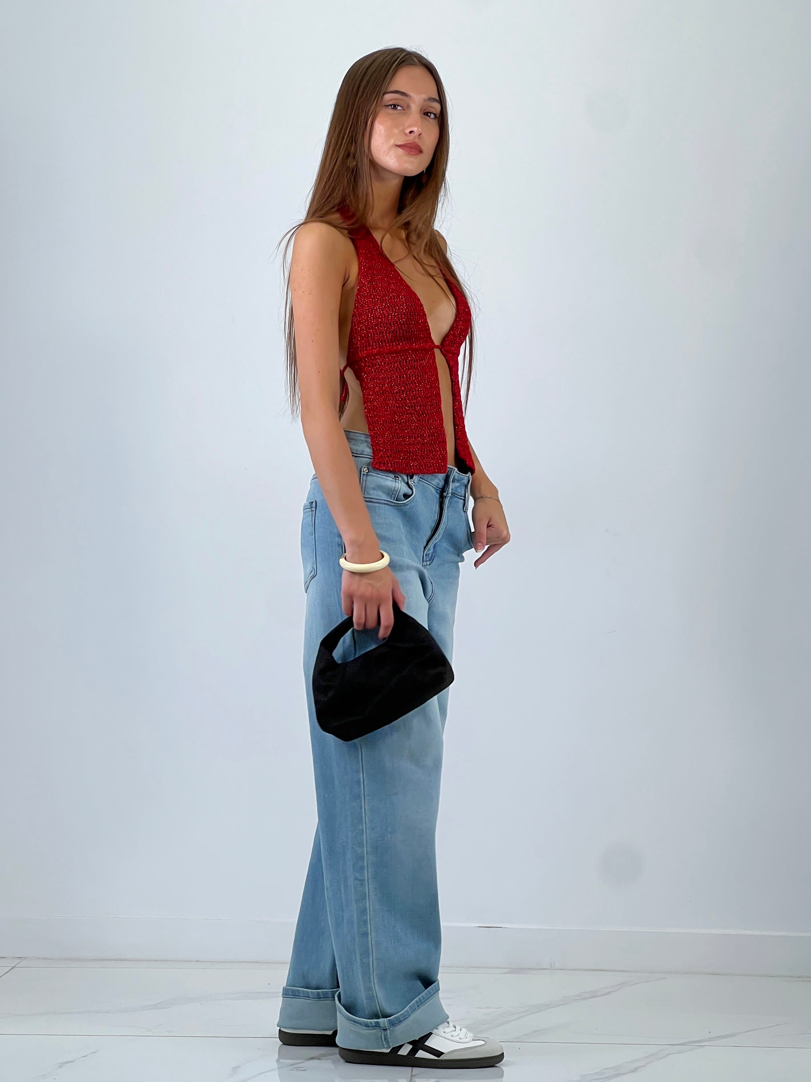 Zapatillas planas combinadas