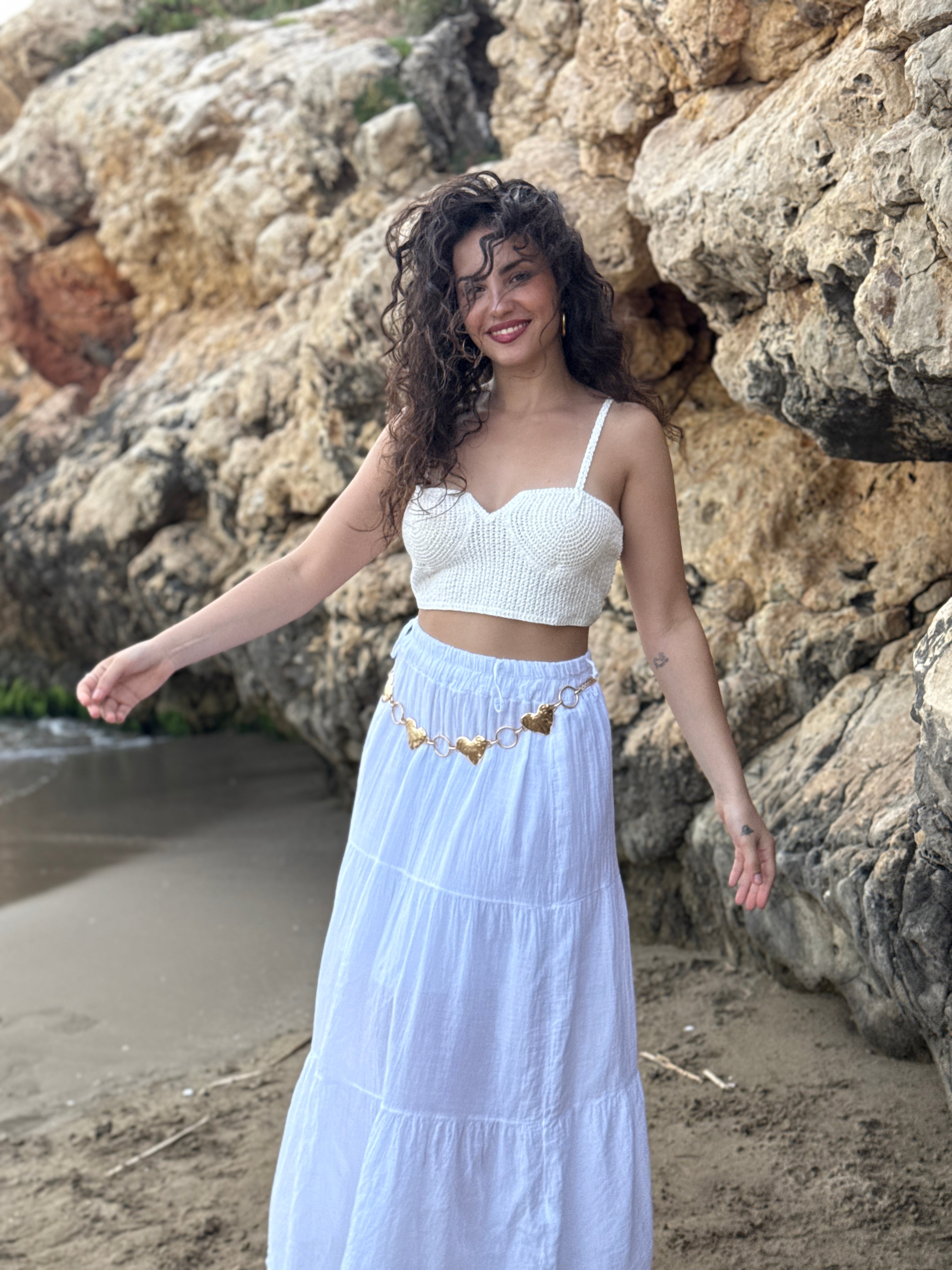 Faldilla rústica de cotó