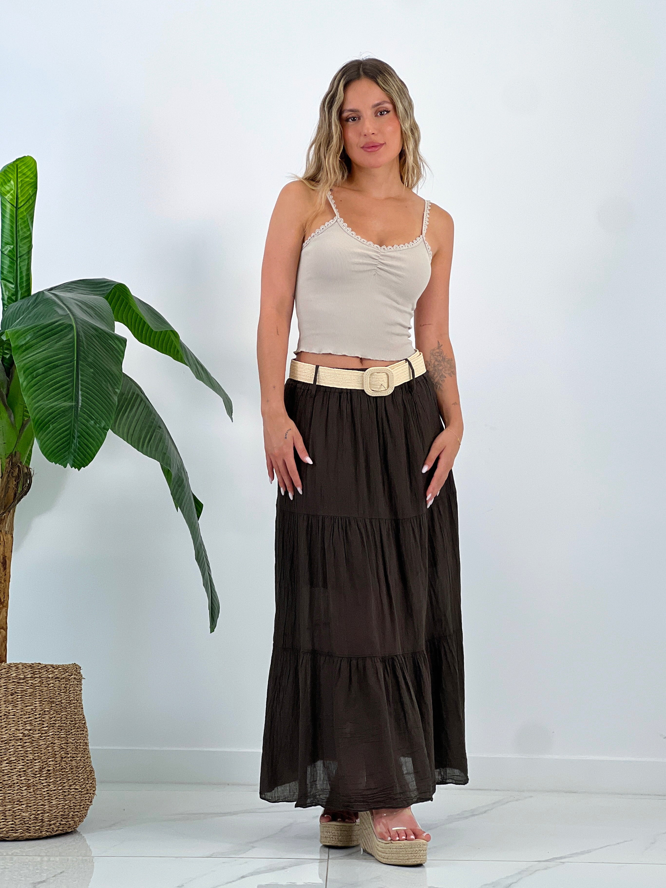 Faldilla rústica de cotó