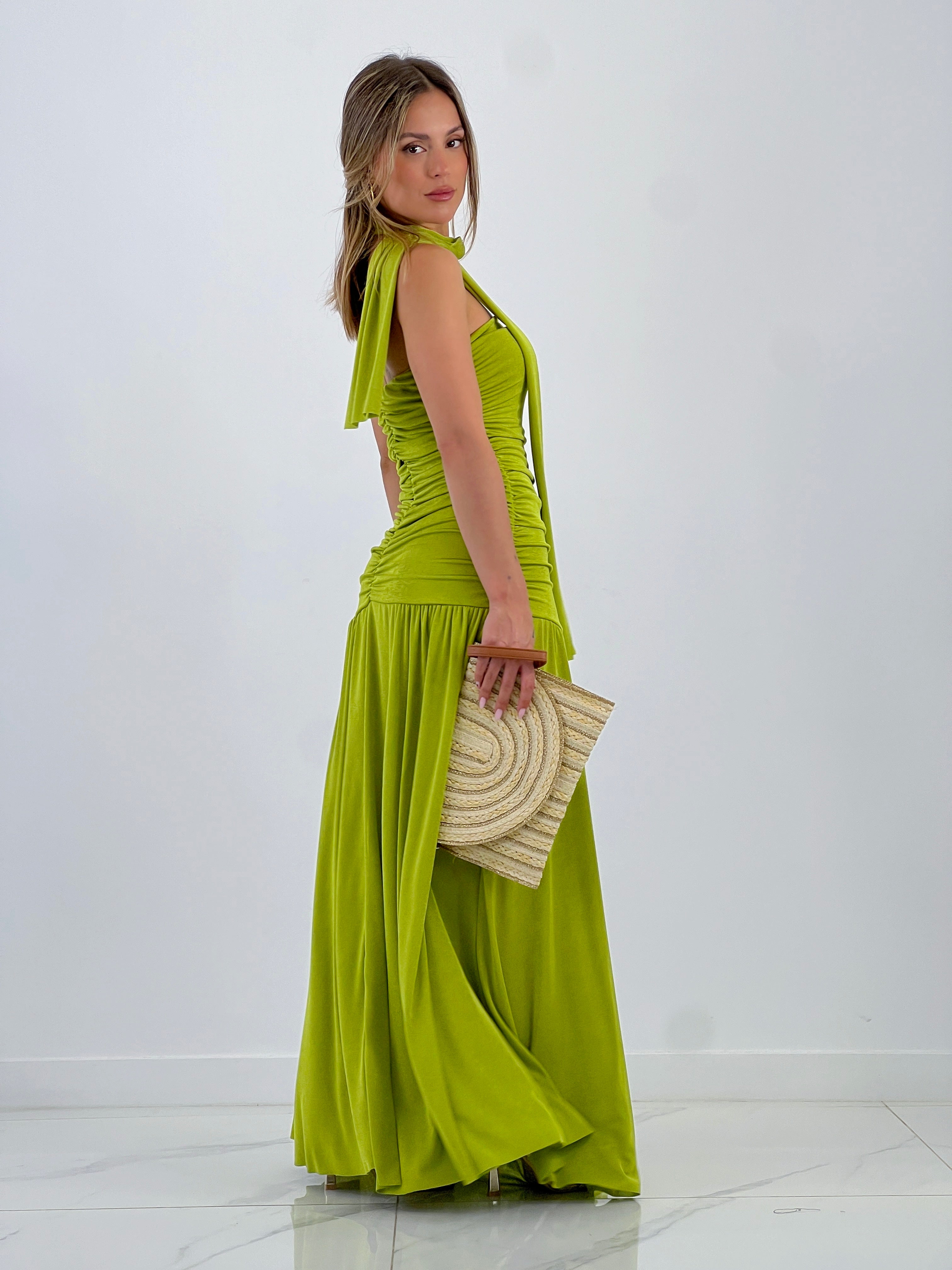 Sac à main lignes raphia