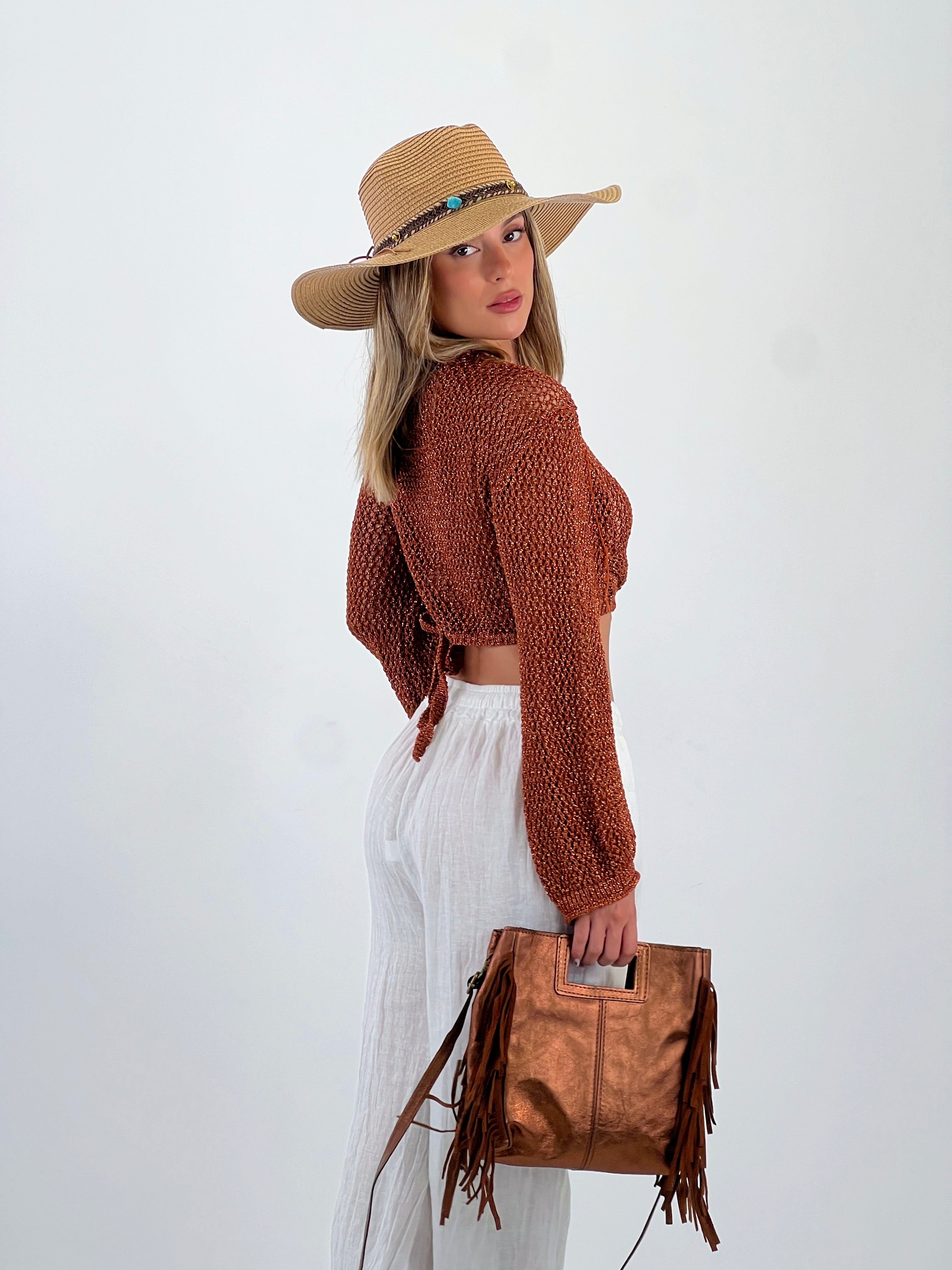 Torera punto metalizada