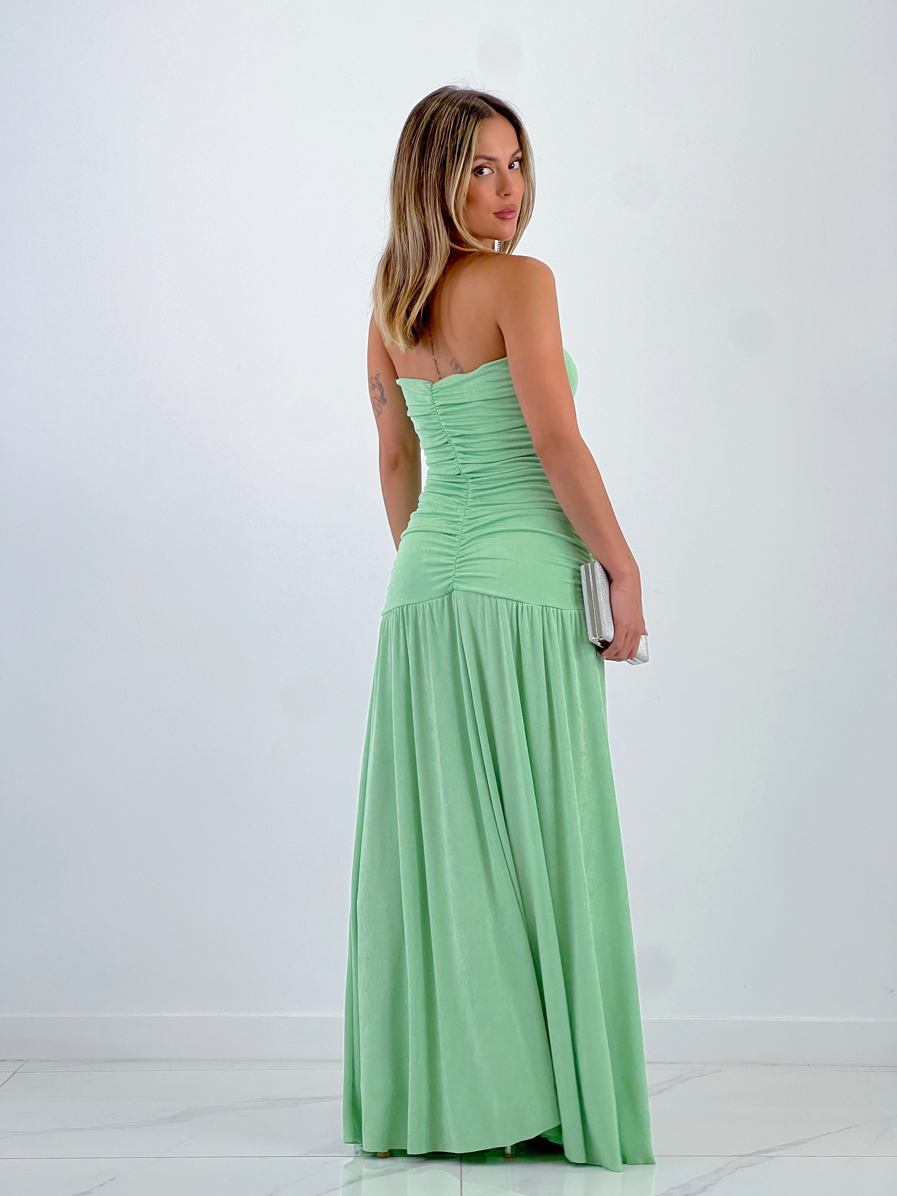 Vestido volantes fular Marina