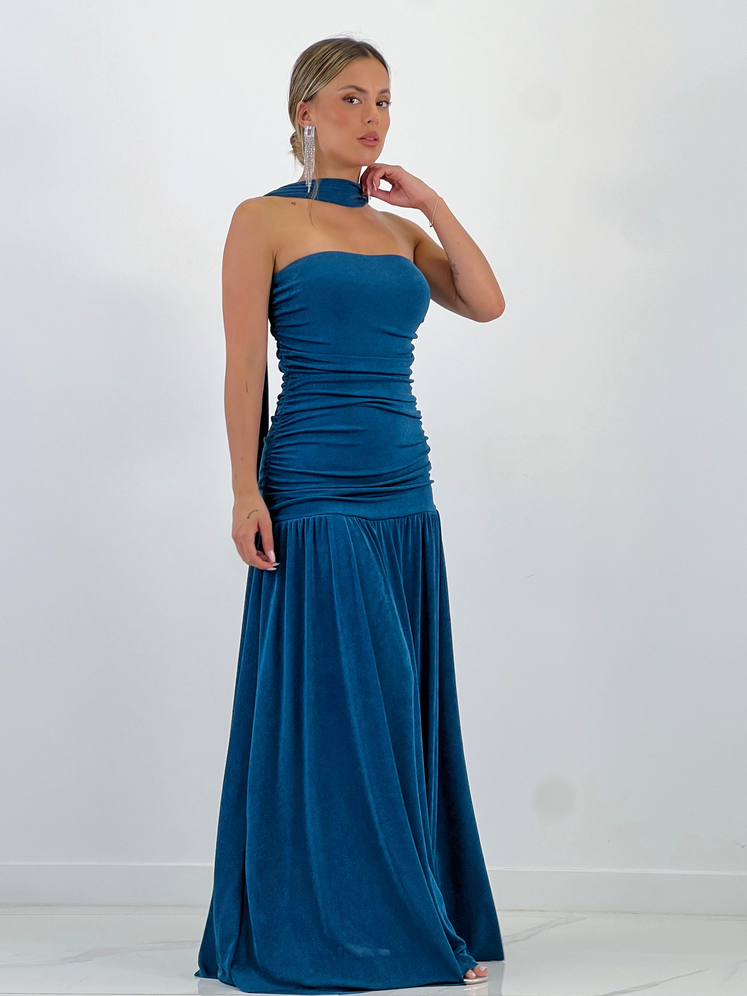 Vestido volantes fular Marina