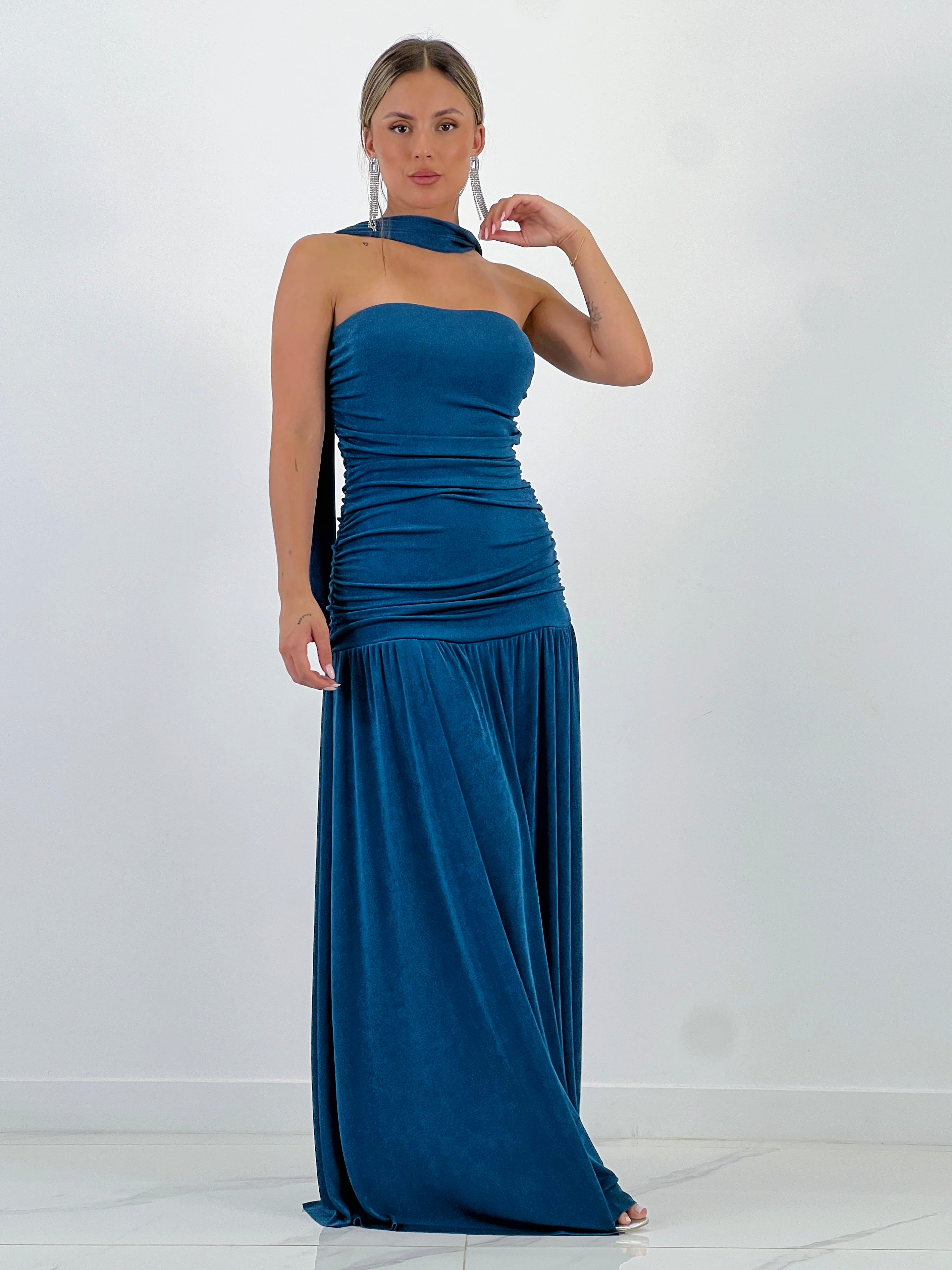 Vestido volantes fular Marina