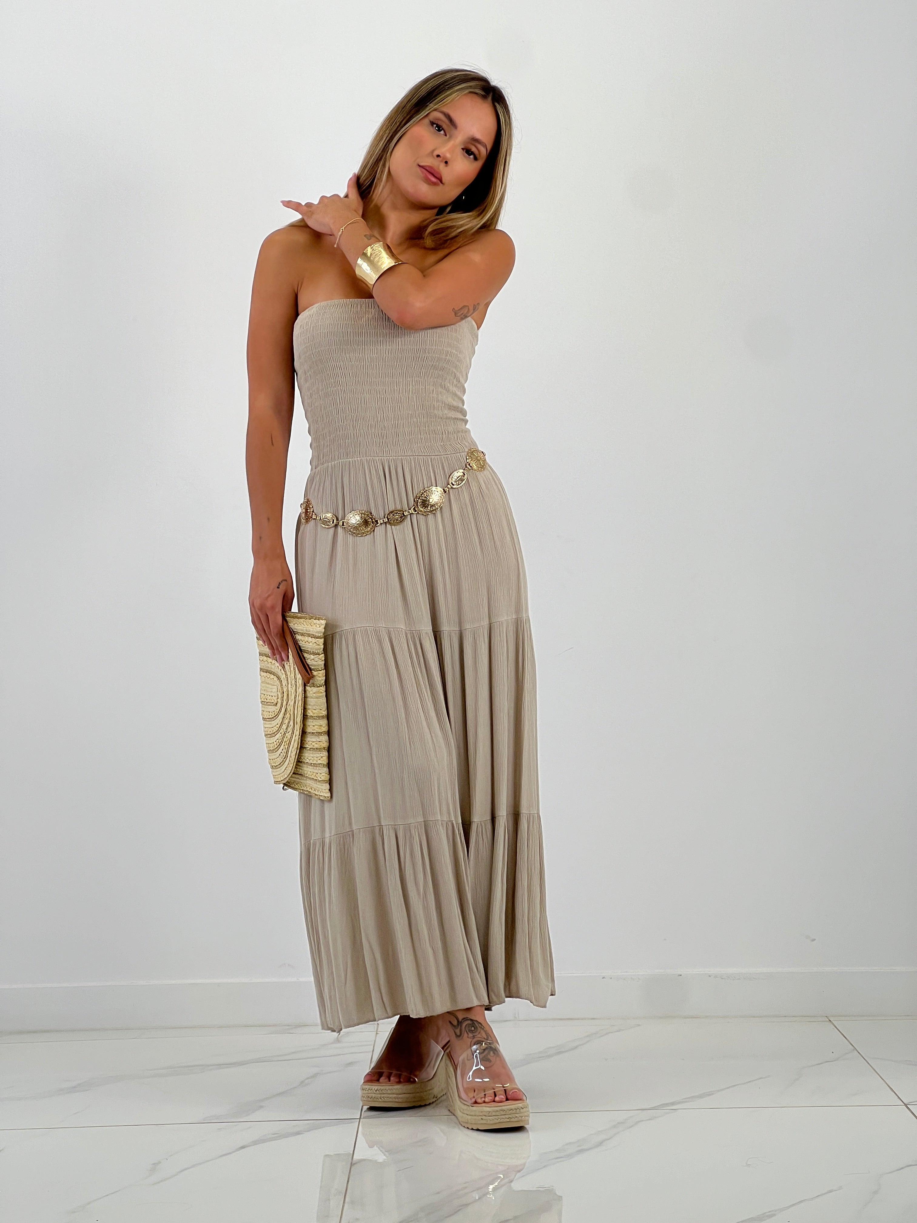 Cinturón metálico sellos