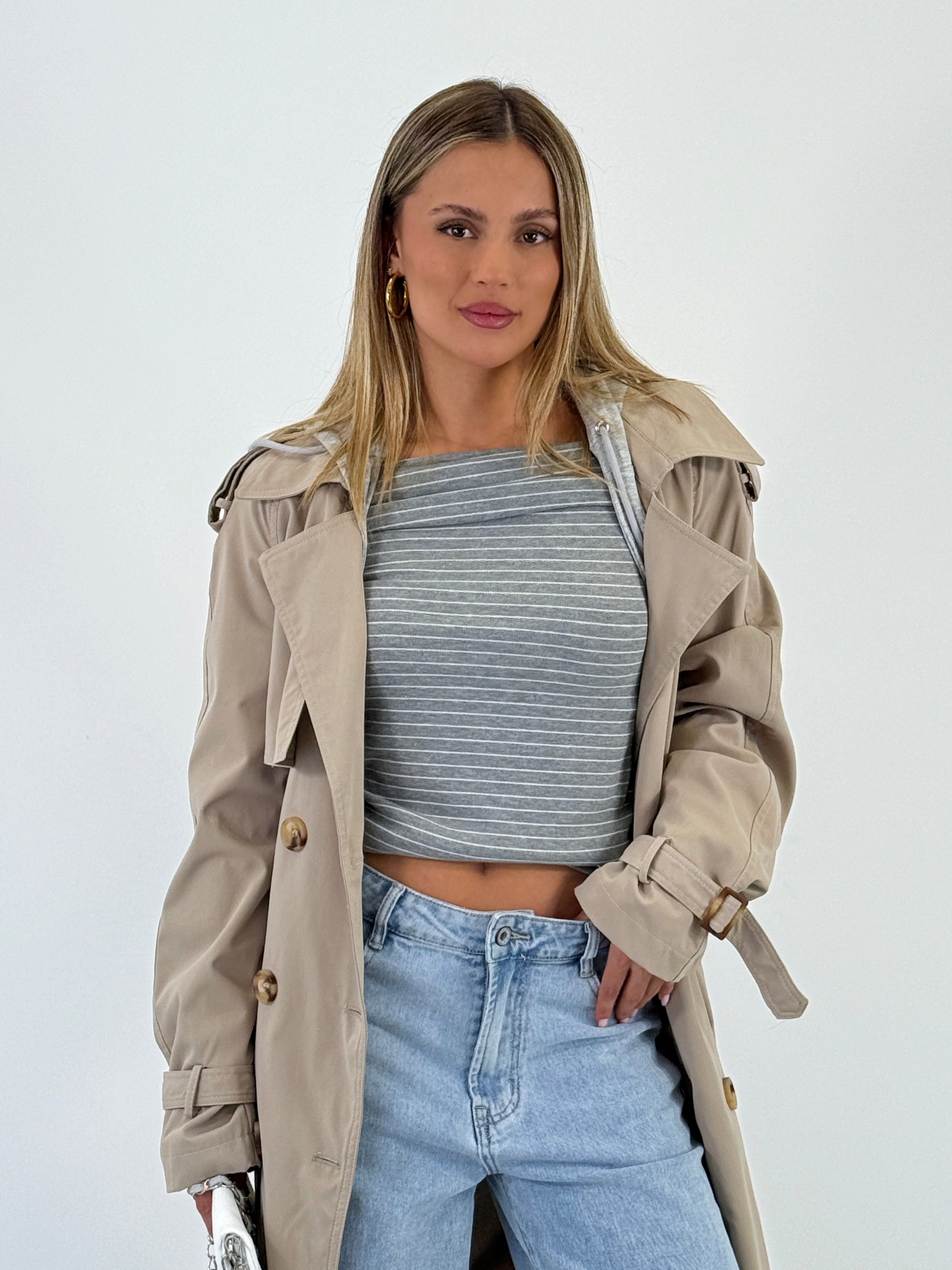 Jersey cuello barco rayas