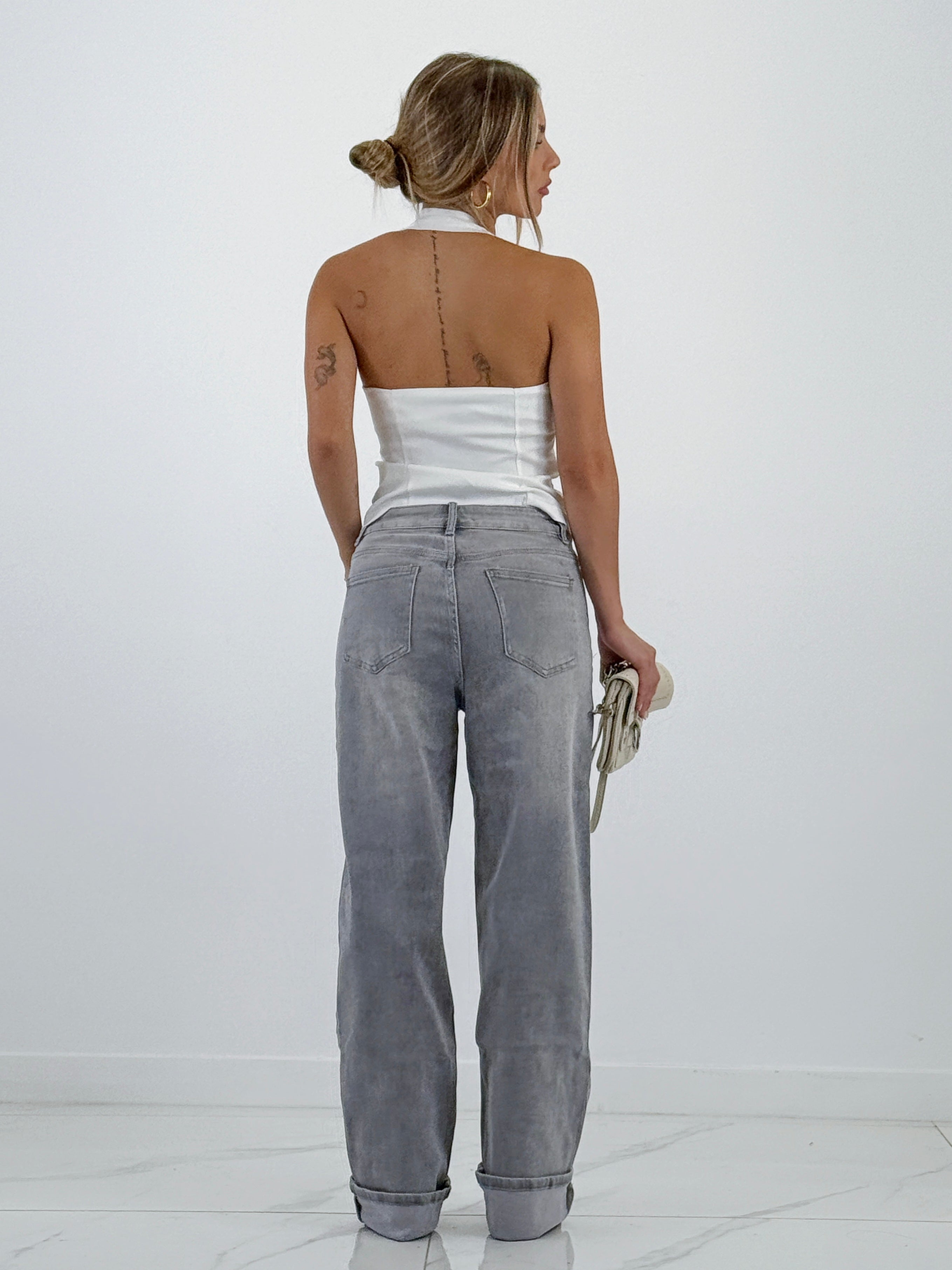 Top chaleco cremallera