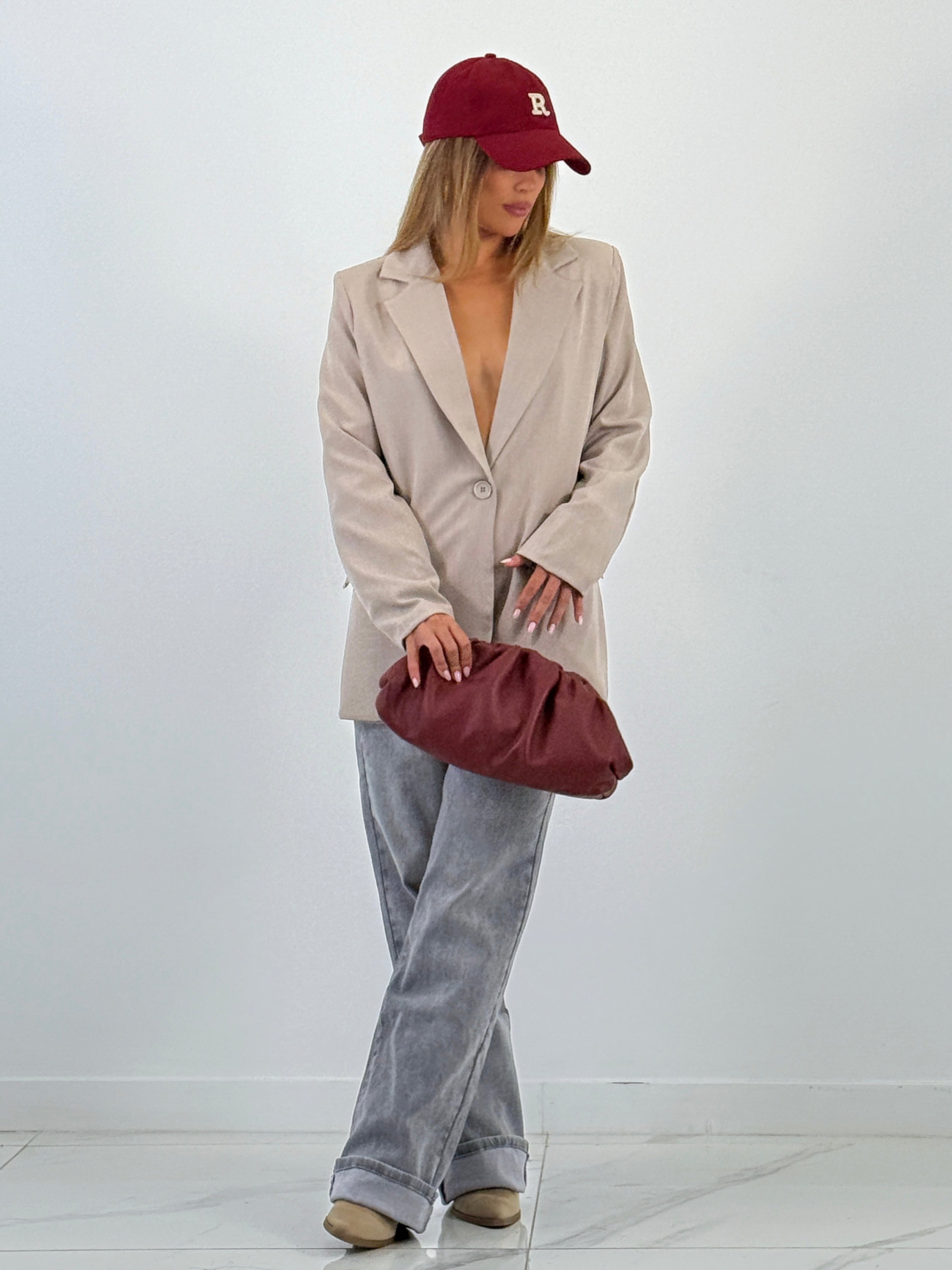 Bolso de mano piel efecto arrugado