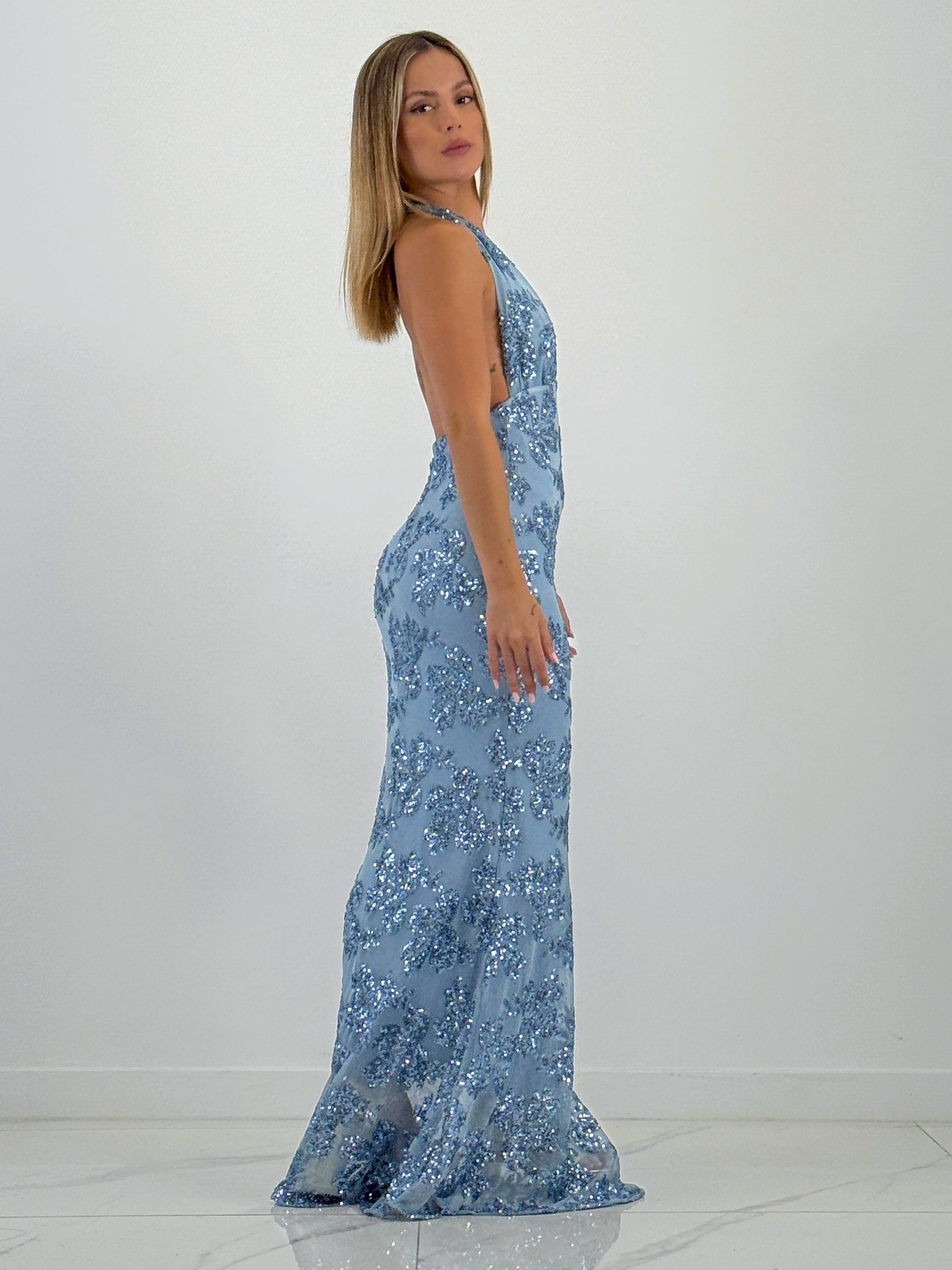 Vestido bordados lentejuelas