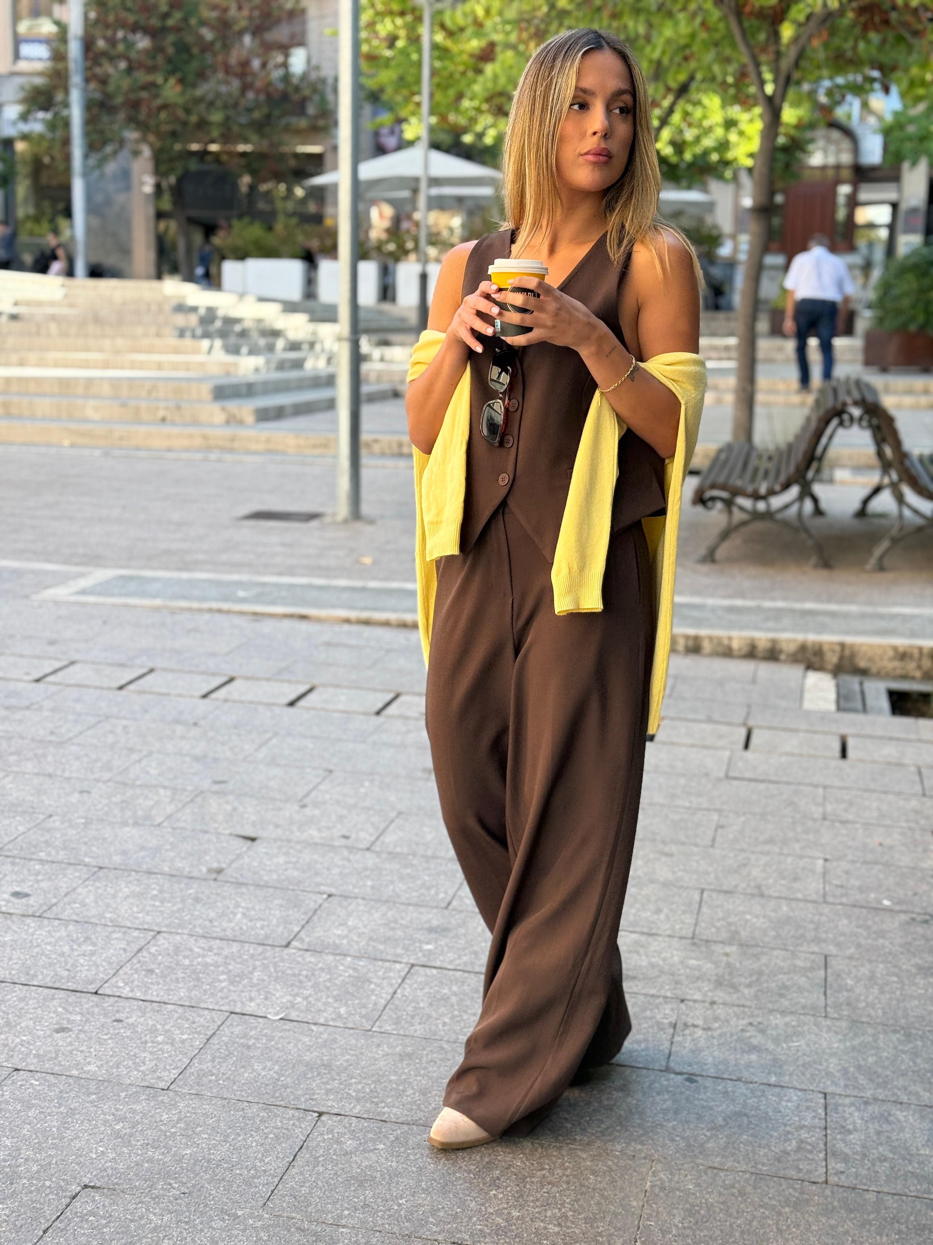 Pantalón recto traje