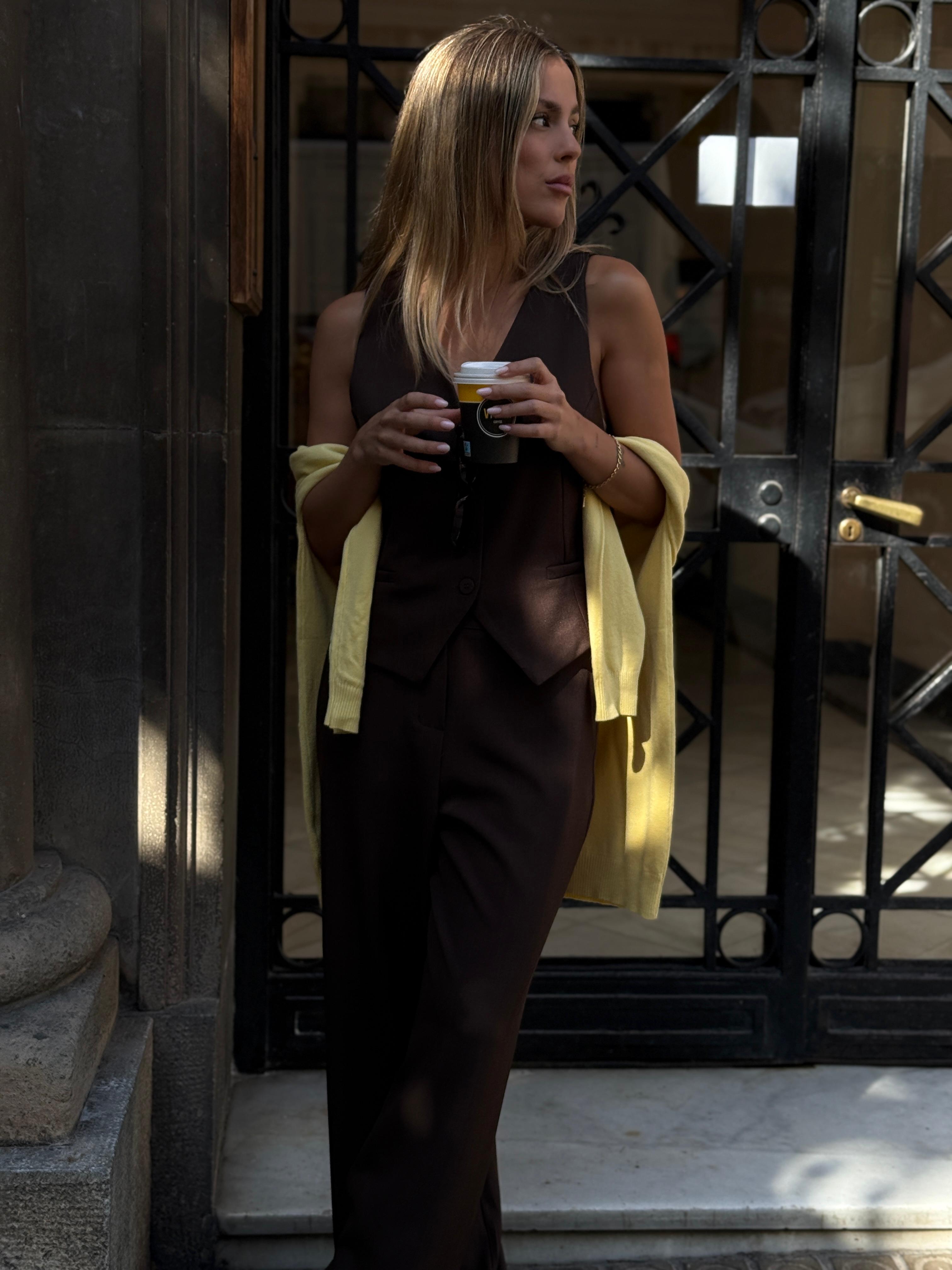 Pantalón recto traje