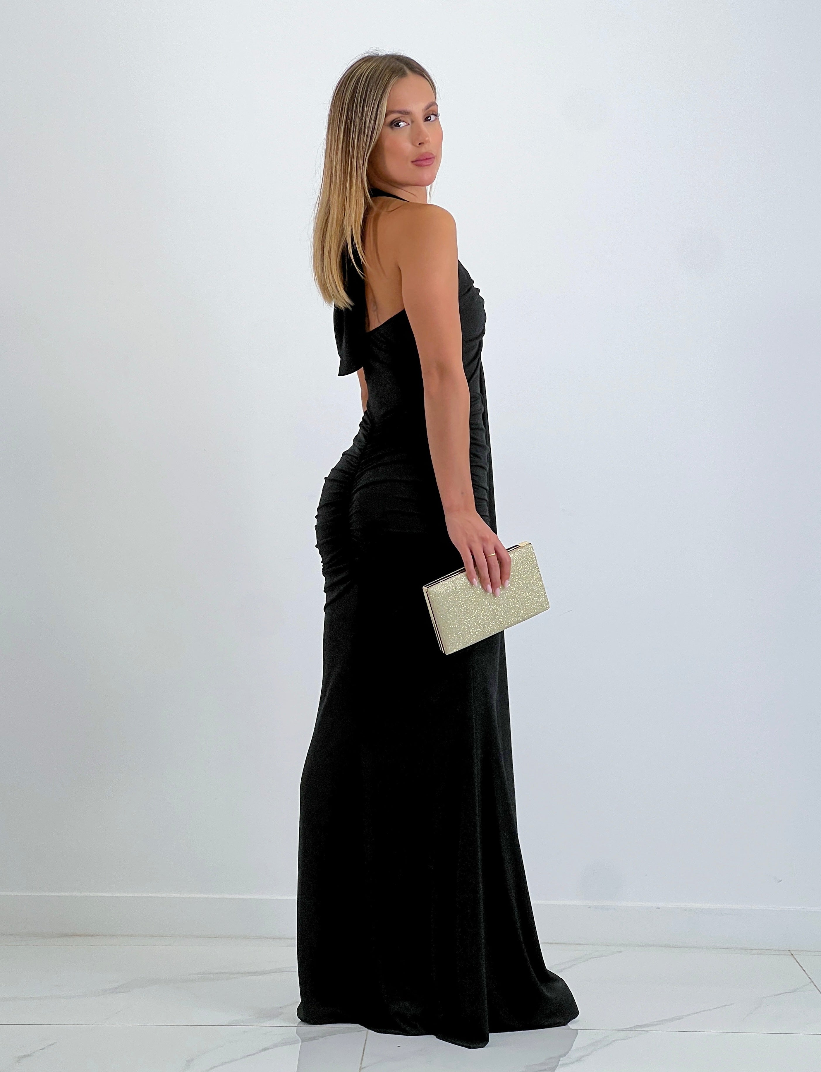 Vestido escote fruncido Ylenia