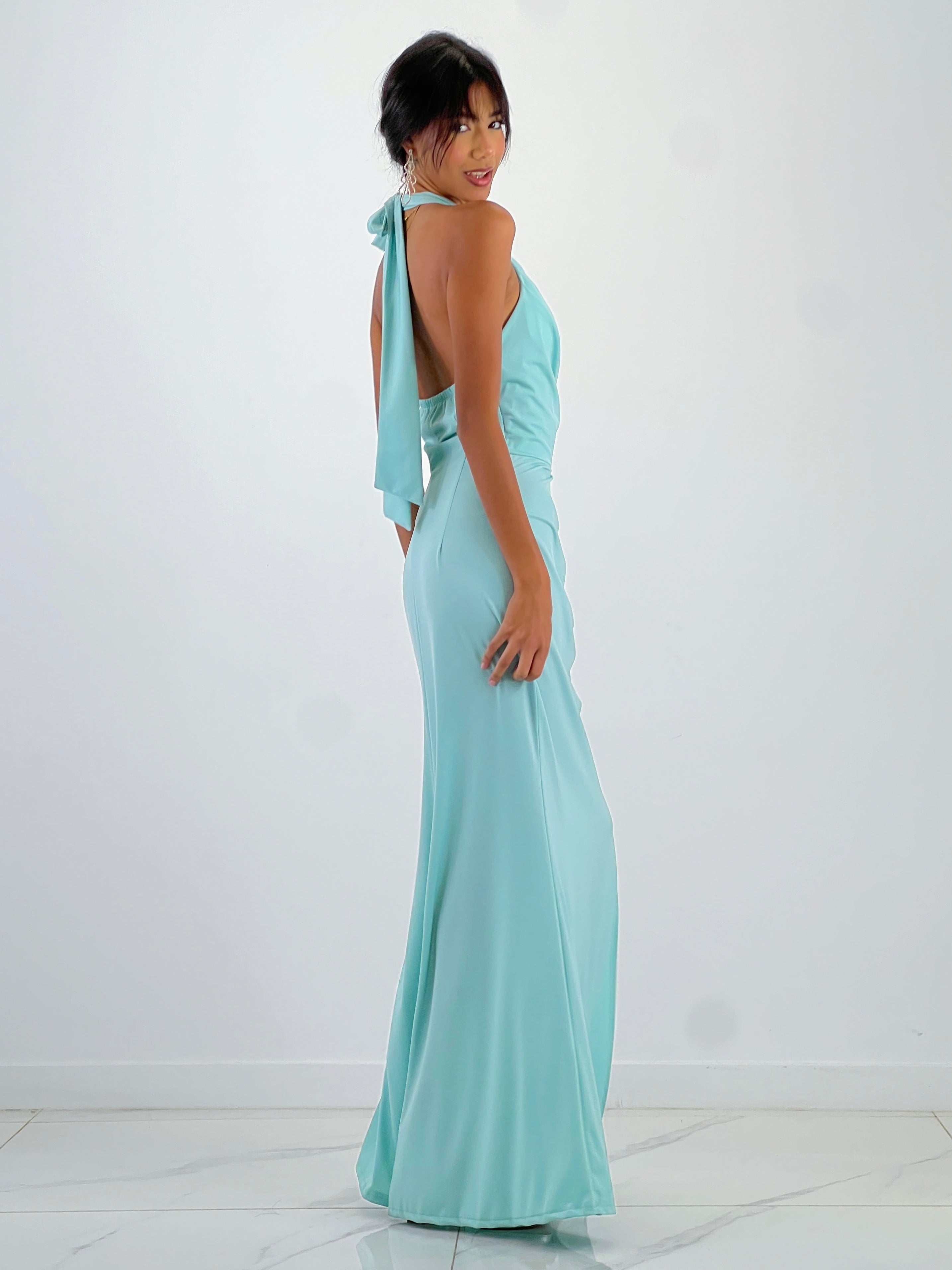 Vestido halter Rebeca