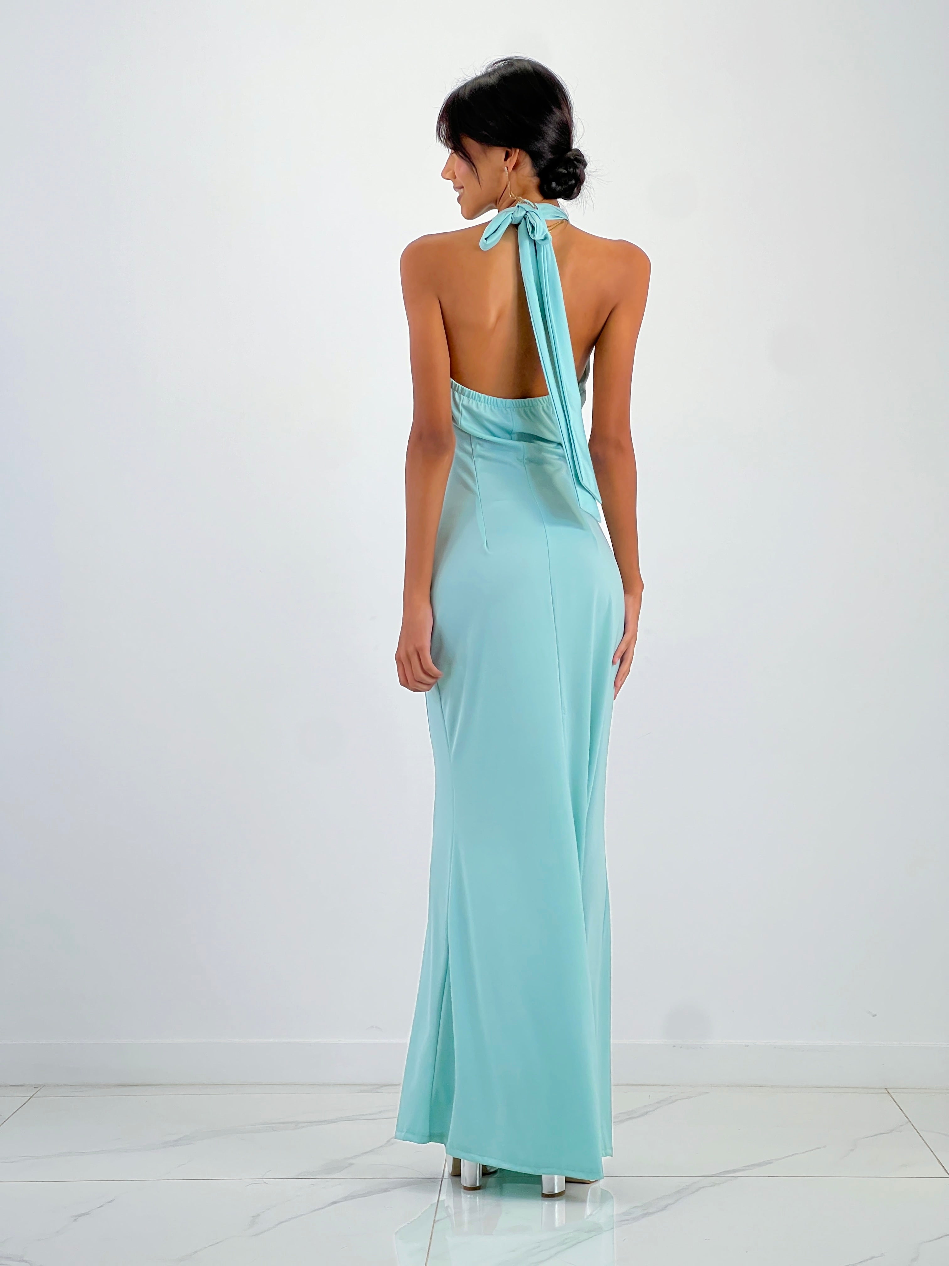 Vestido halter Rebeca