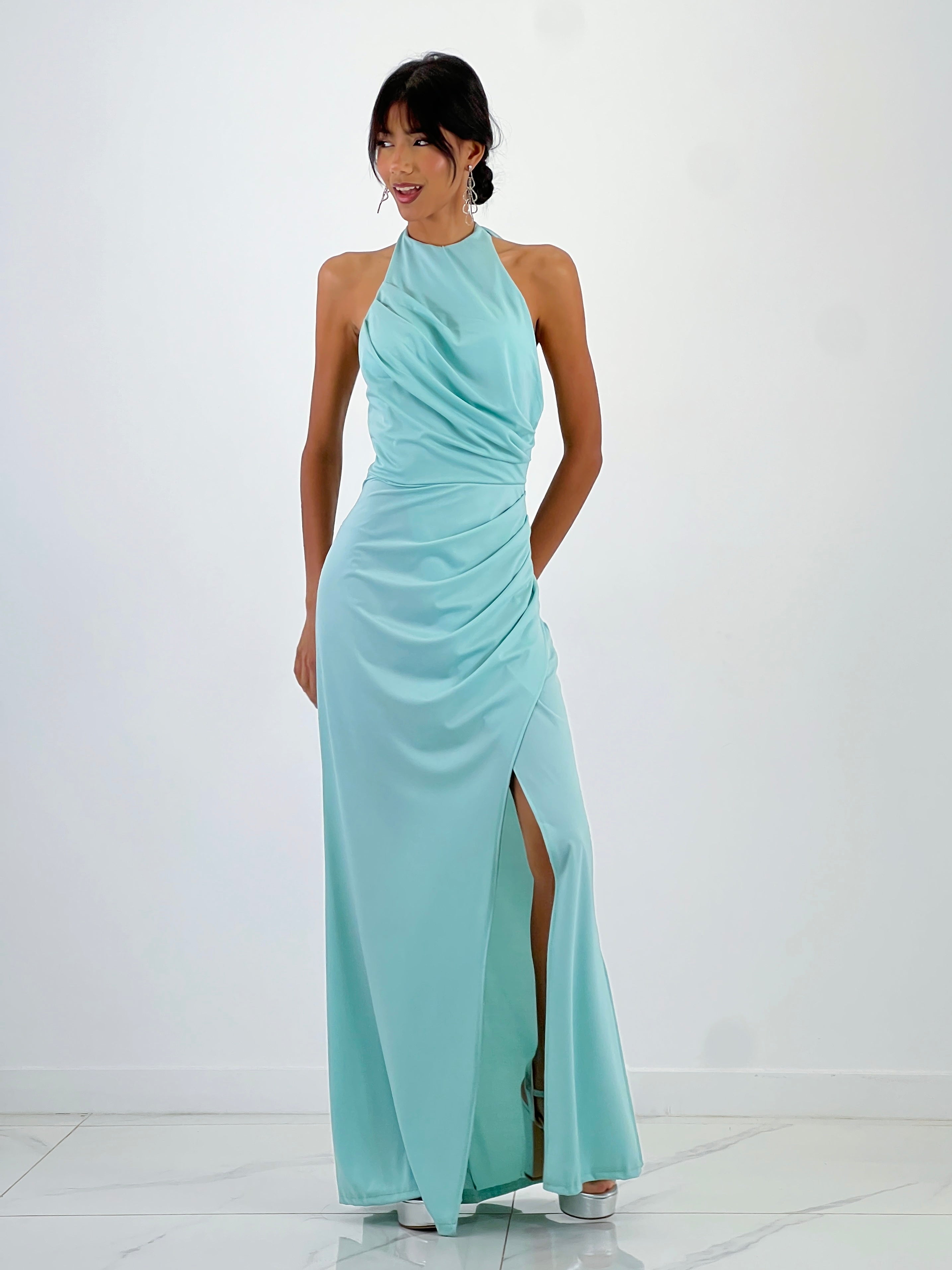 Vestido halter Rebeca