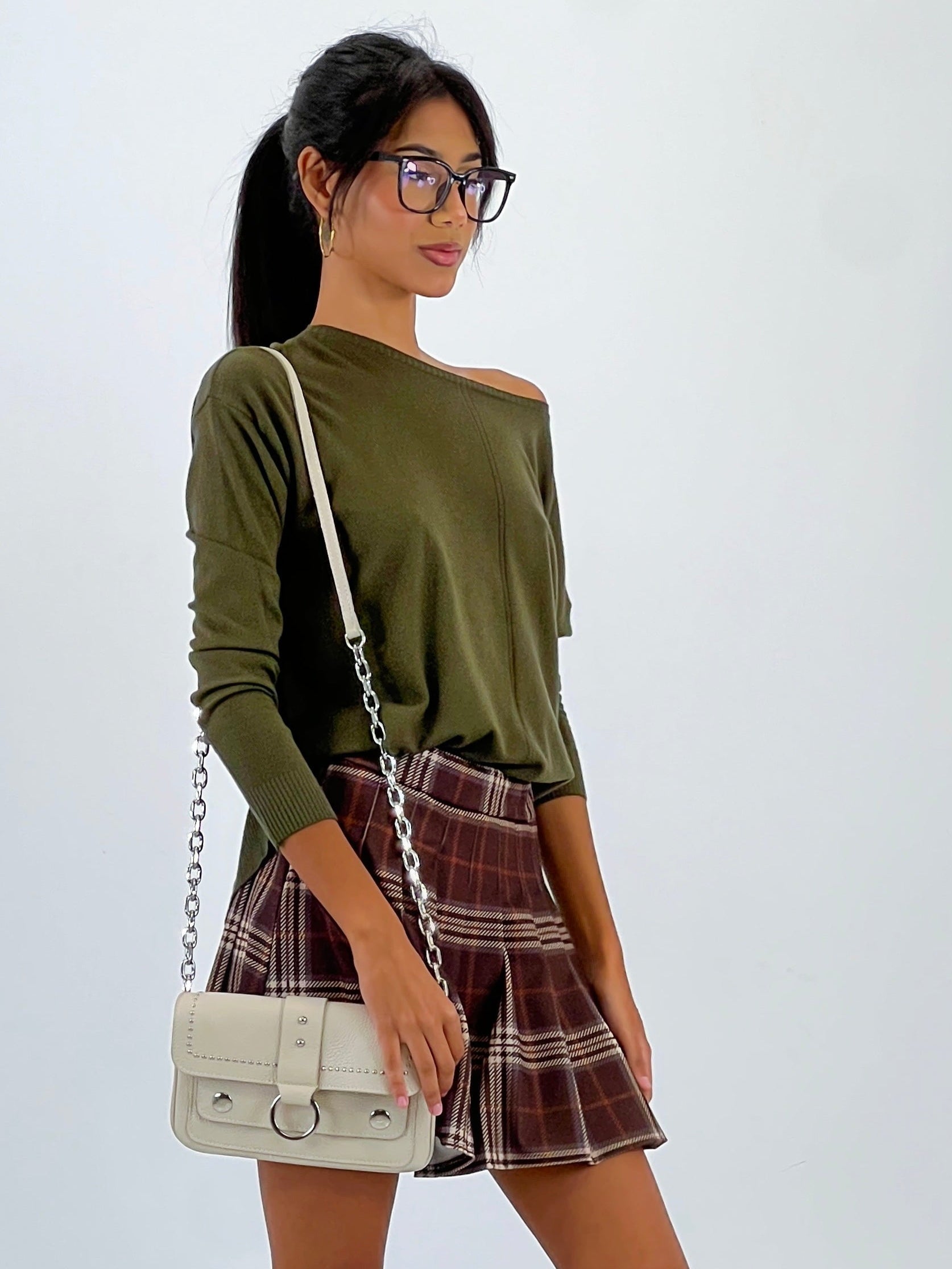 Falda cuadros tablas