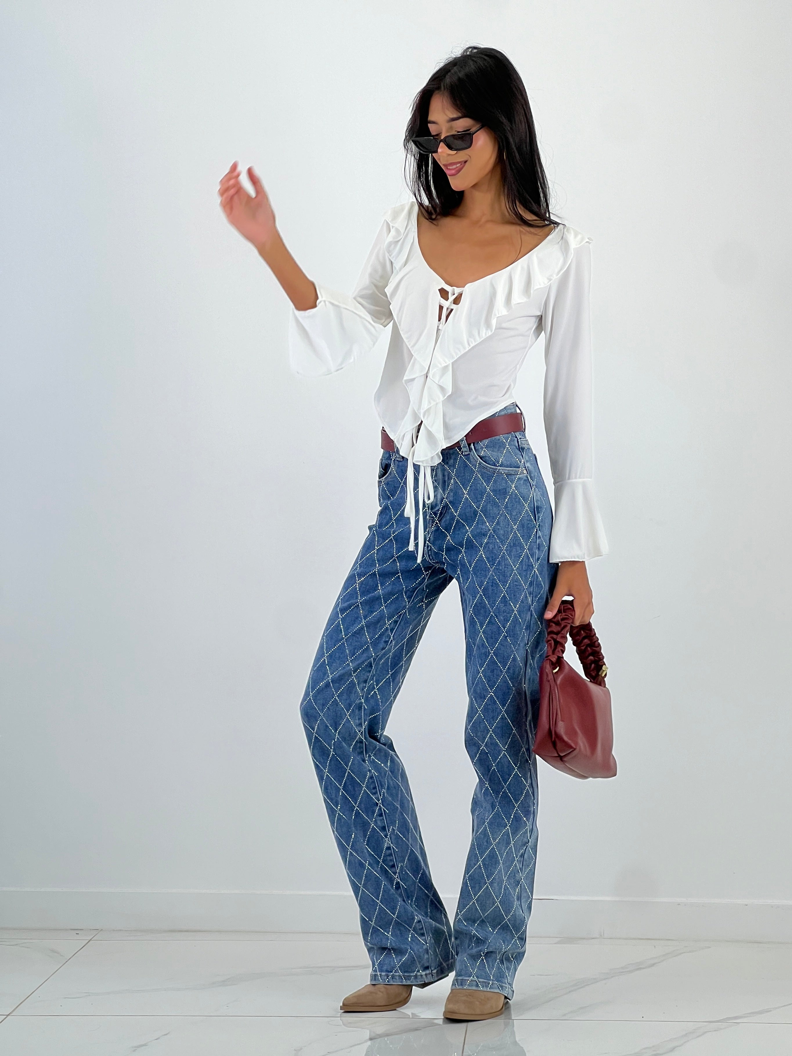 Camisa licra volante