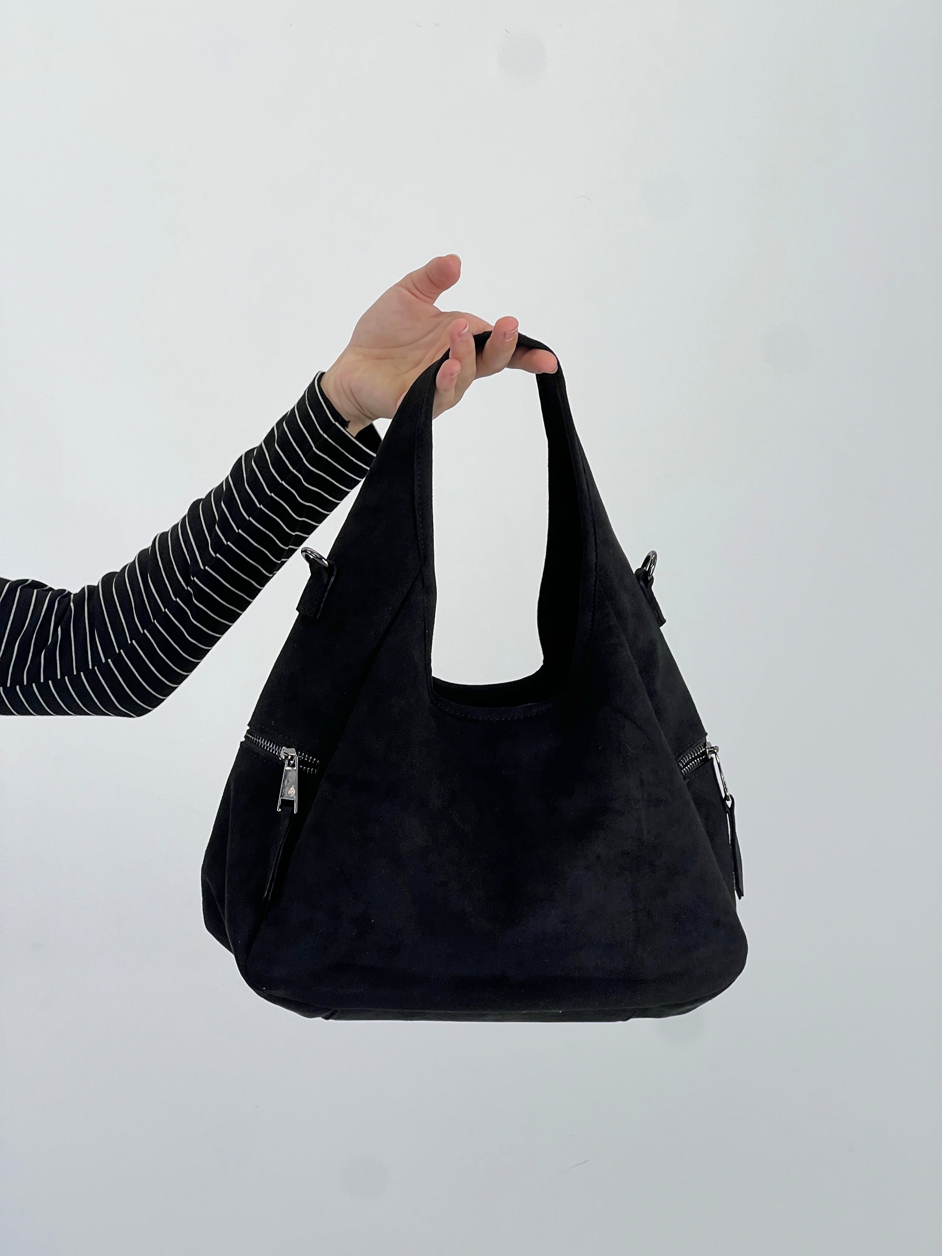 Bolso de hombro cremalleras