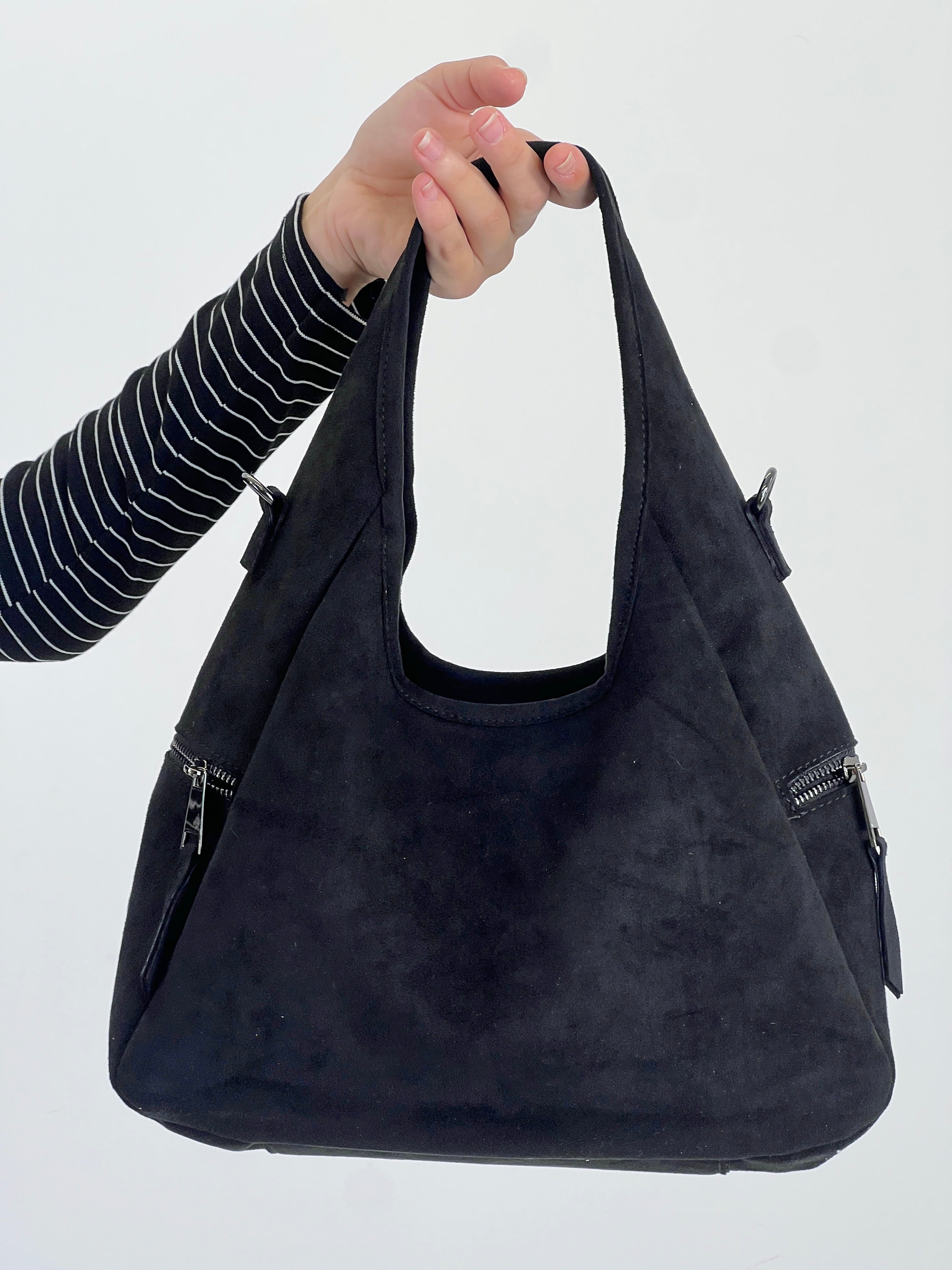 Bolso de hombro cremalleras