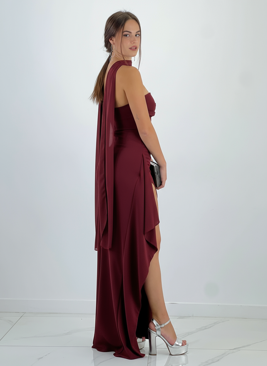 Vestido palabra de honor Venus