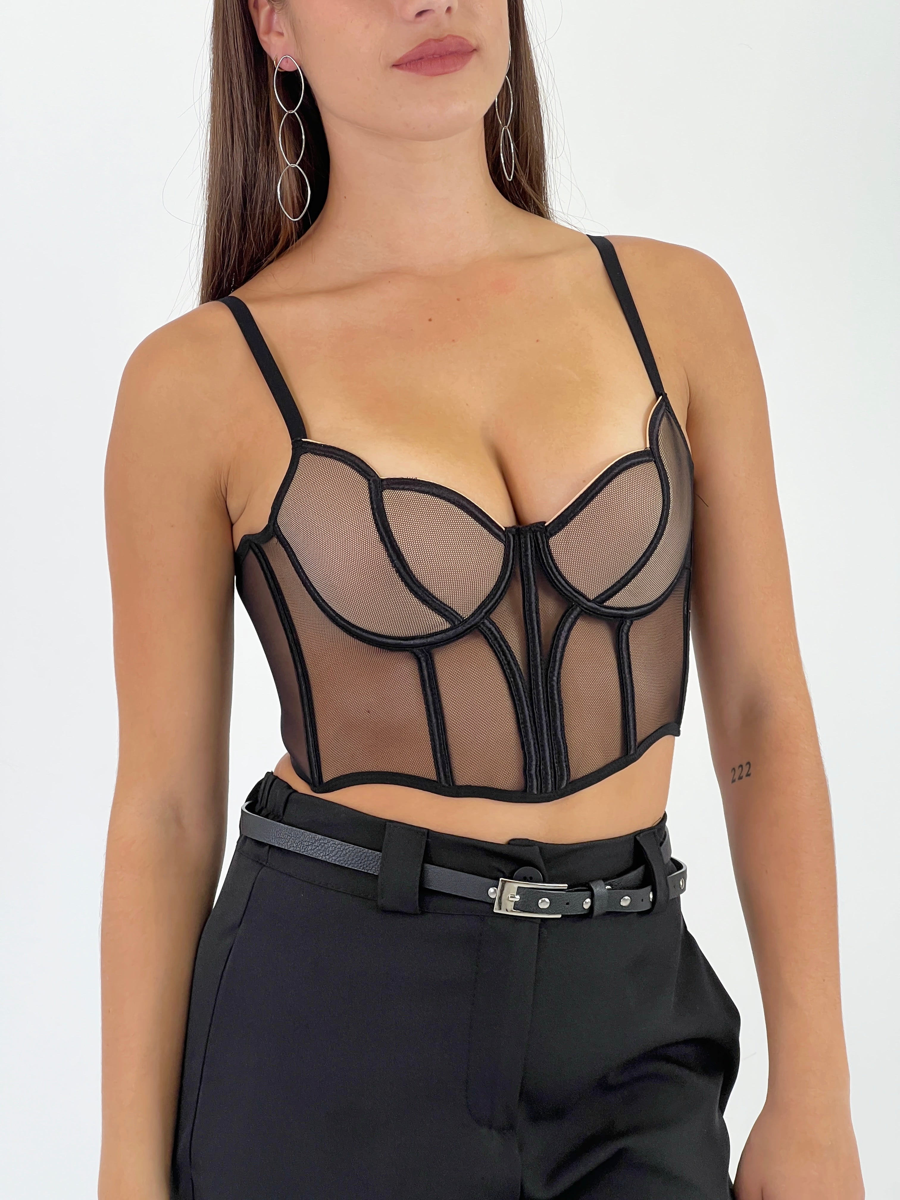 Top corsé