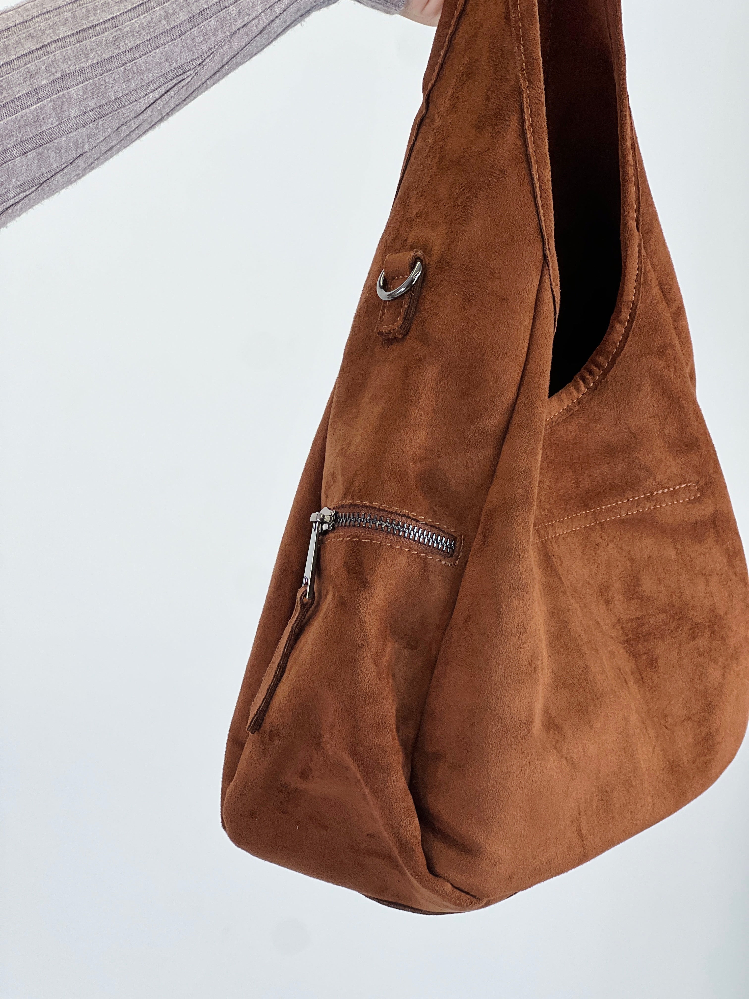 Bolso de hombro cremalleras