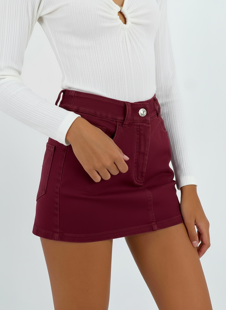 Falda mini short