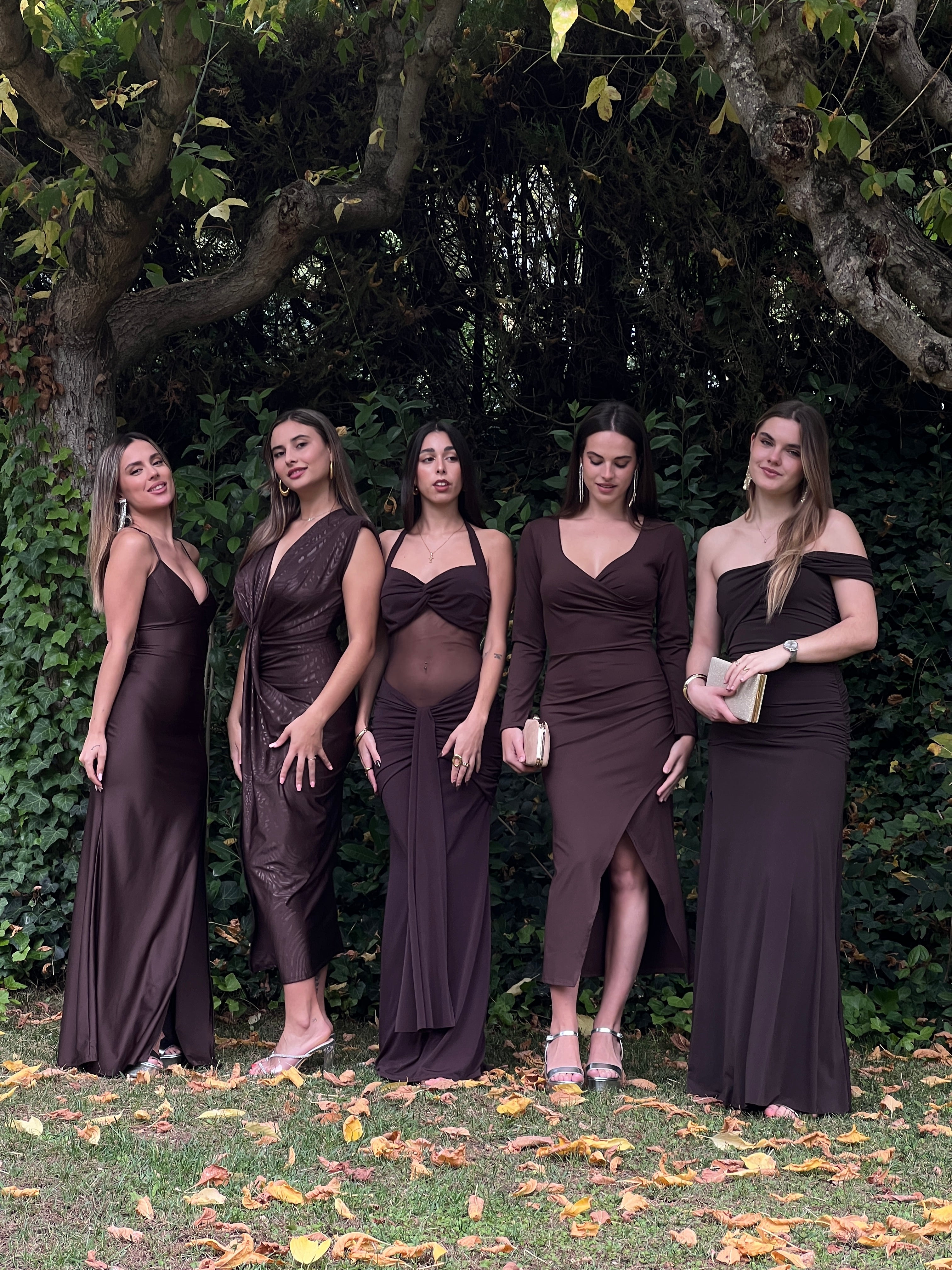 Vestido nudo transparencia