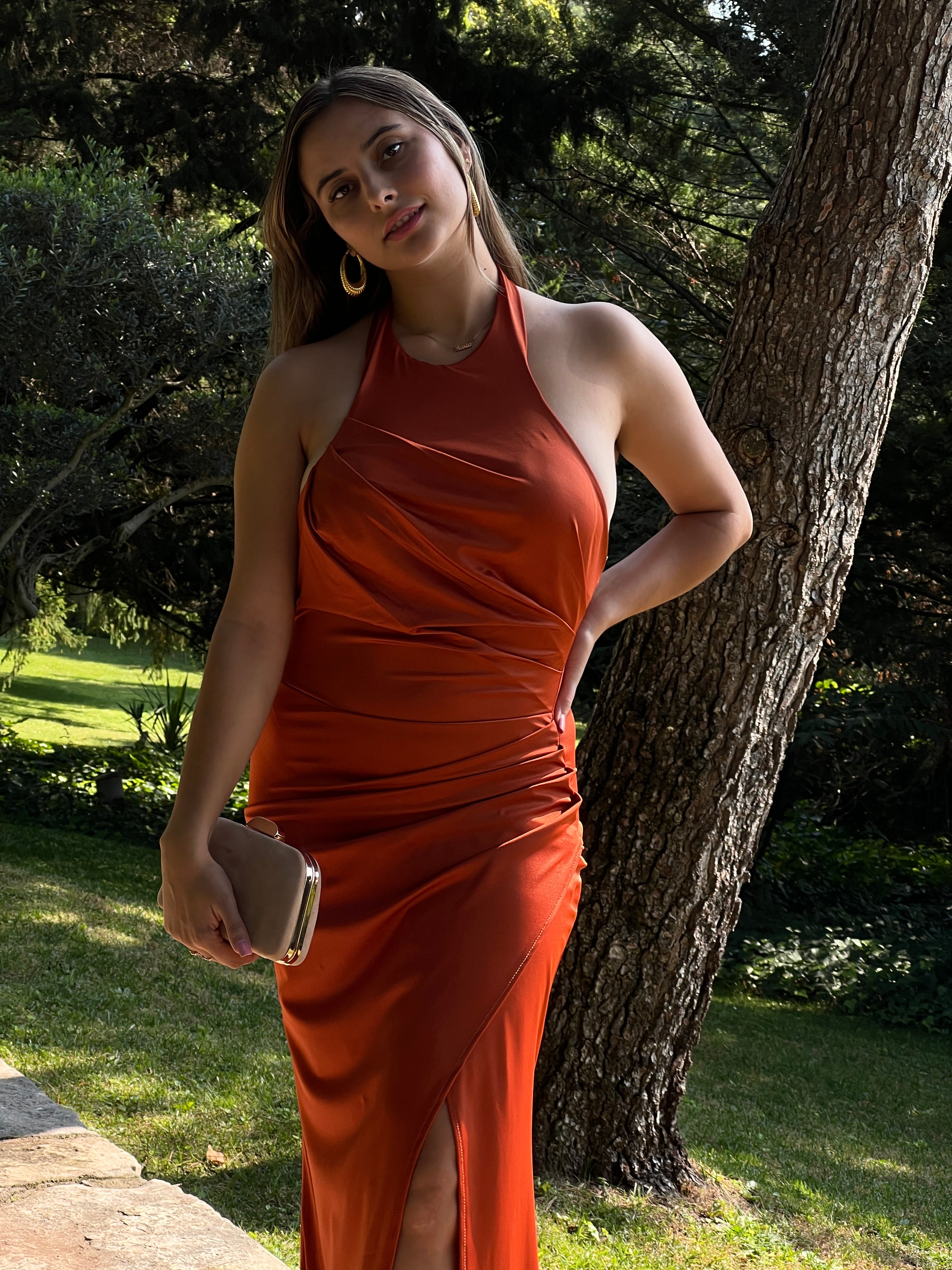 Vestido halter Rebeca