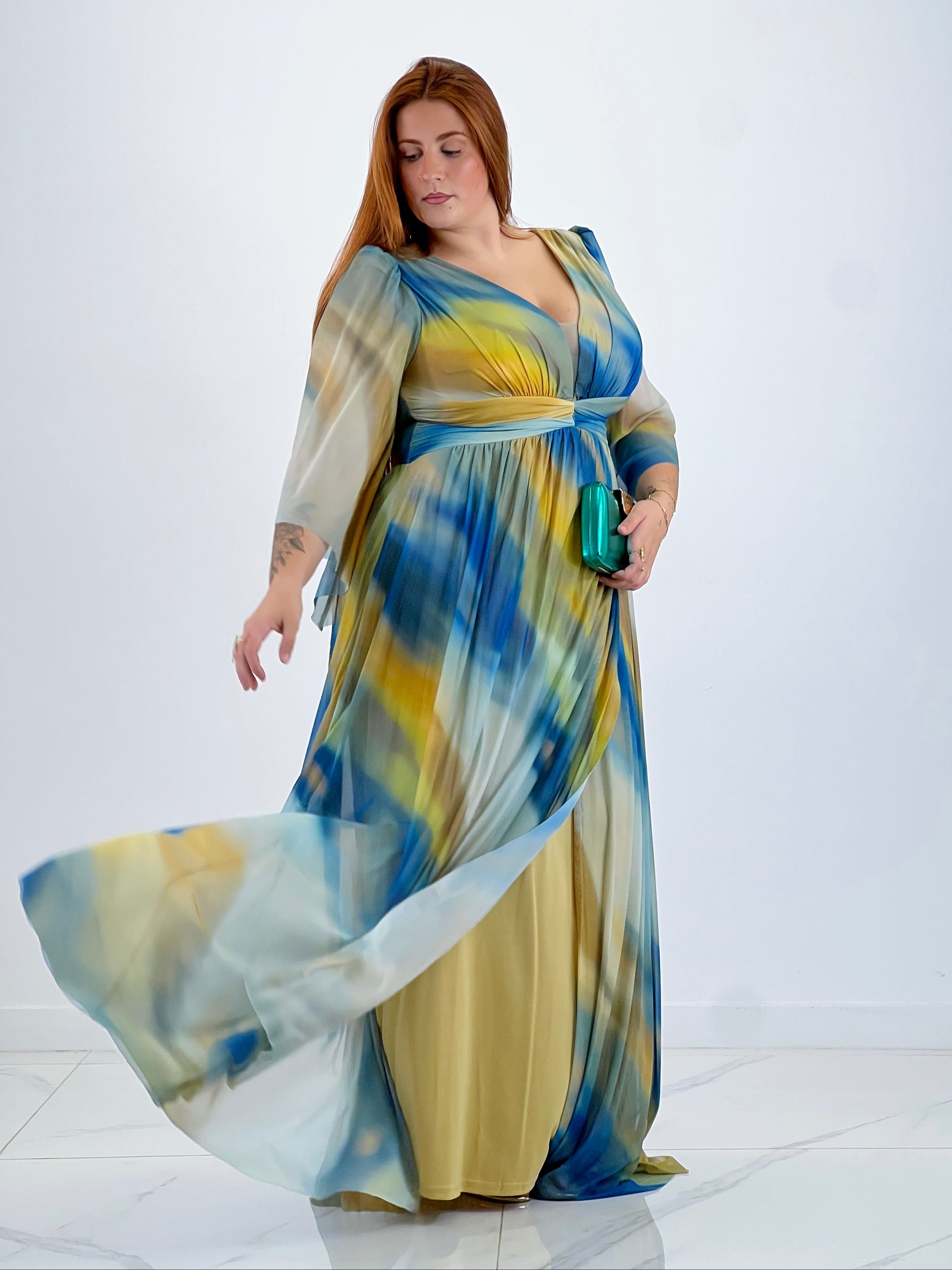 Vestido acuarela Tiffany