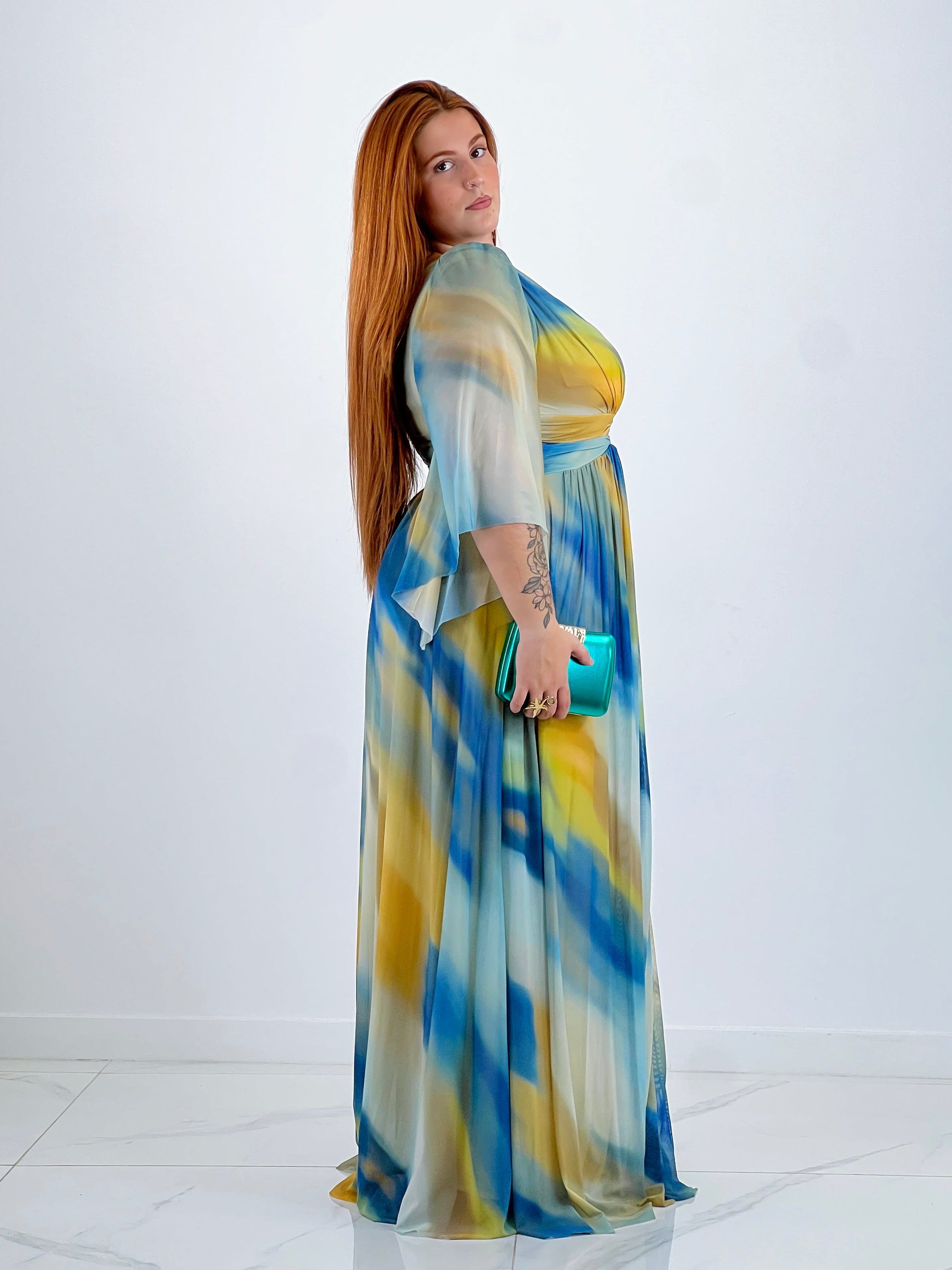 Vestido acuarela Tiffany