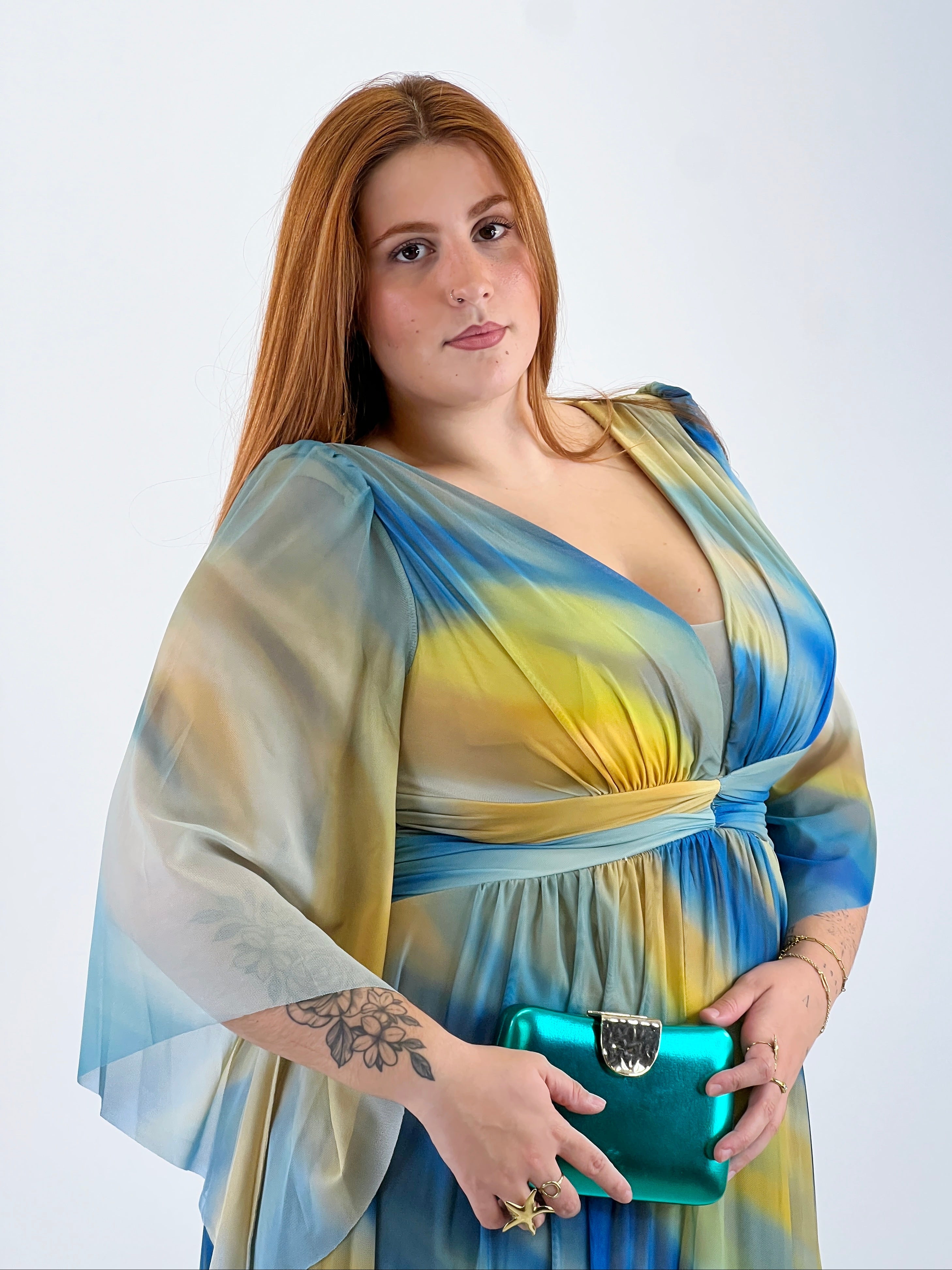 Vestido acuarela Tiffany