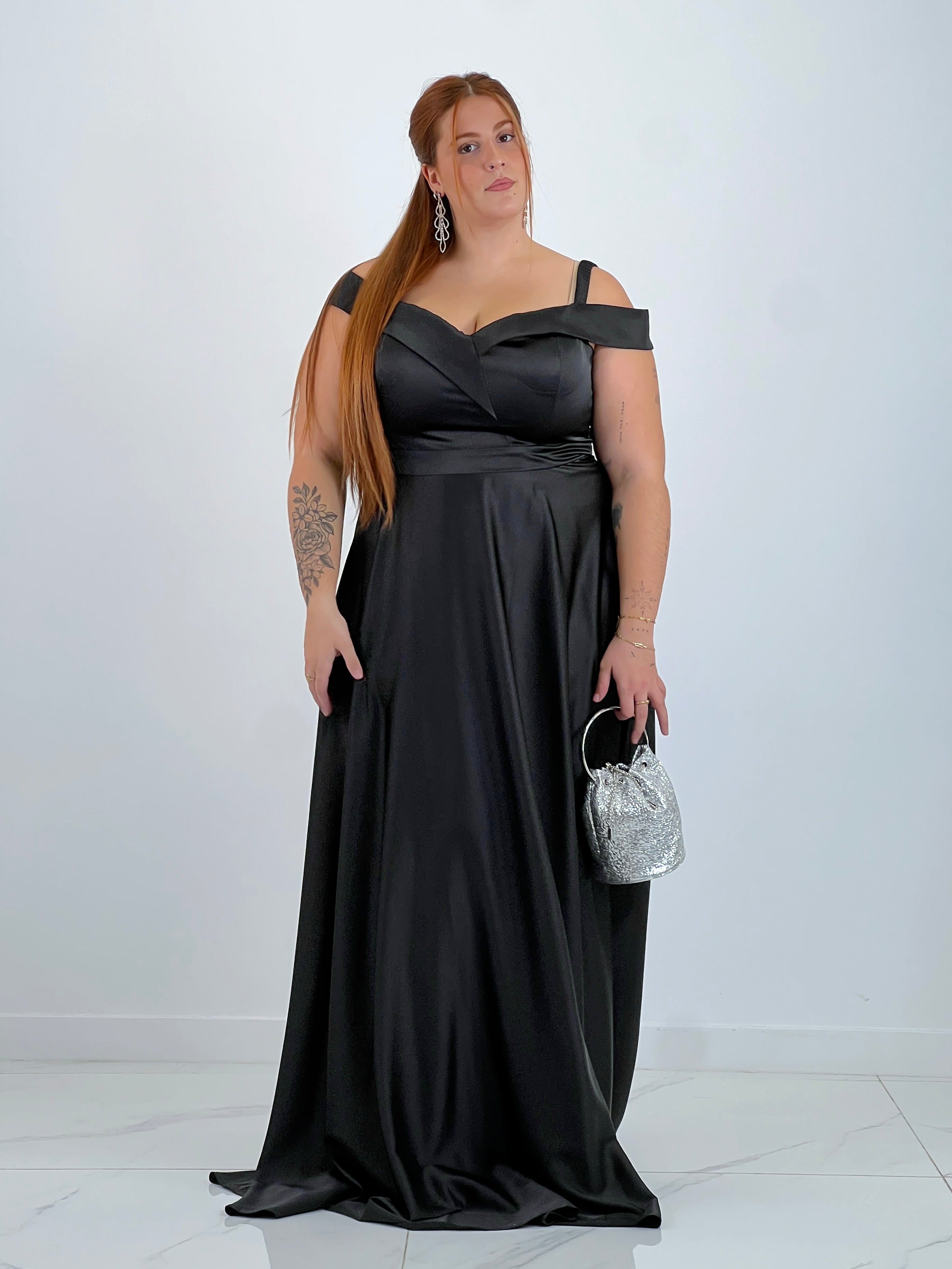 Vestido satinado Lua