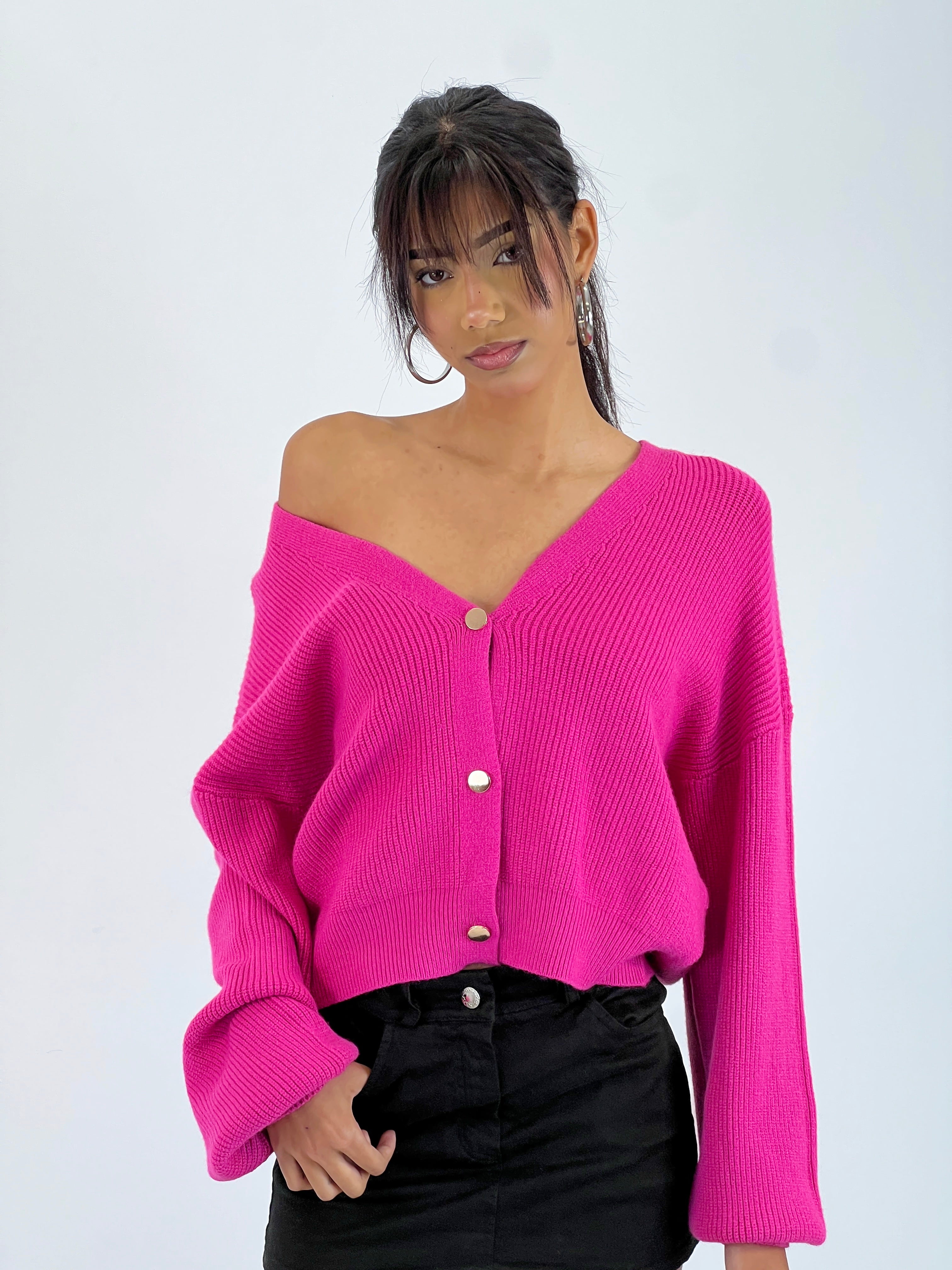 Giacca corta in maglia