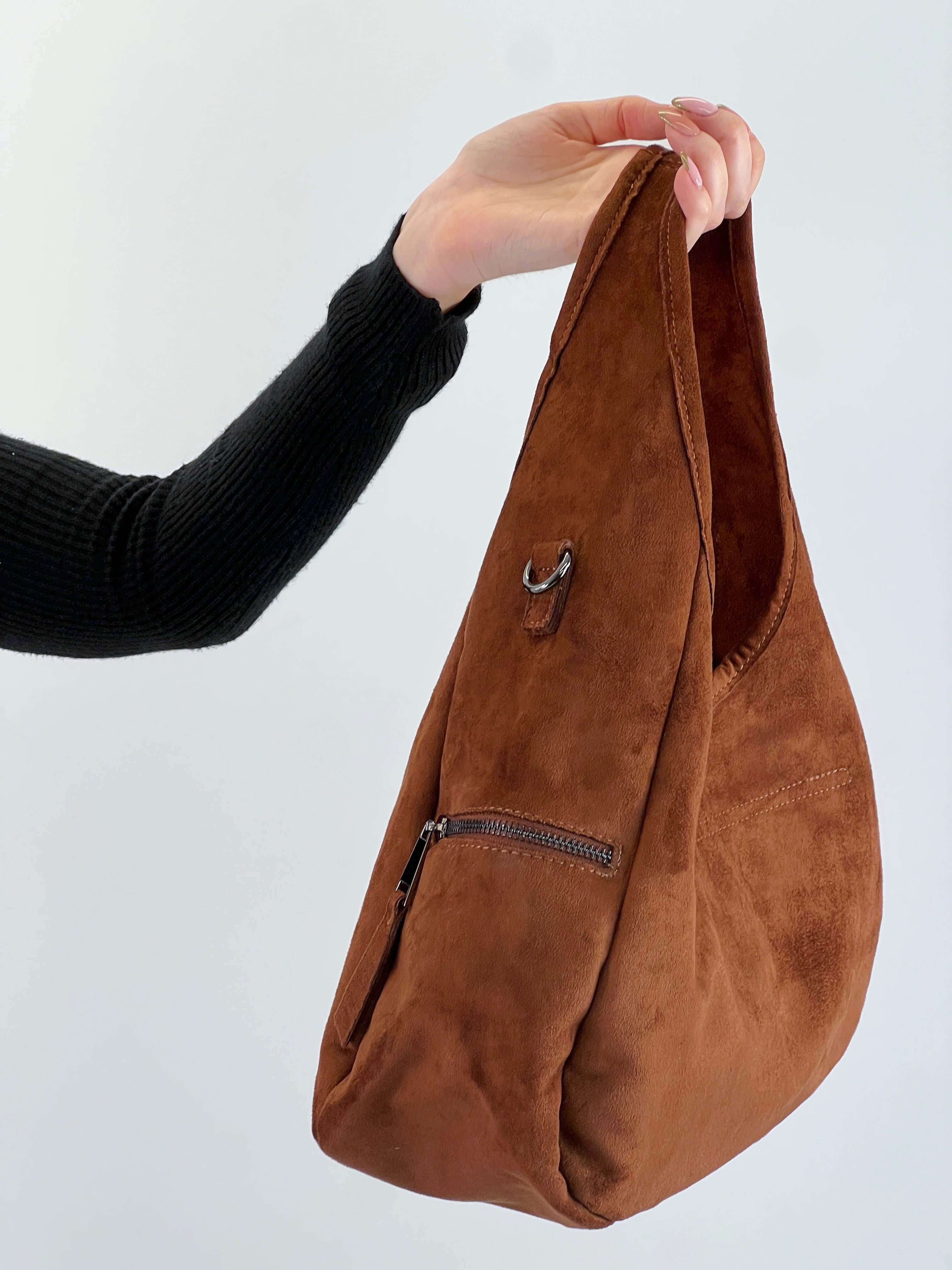 Bolso de hombro cremalleras