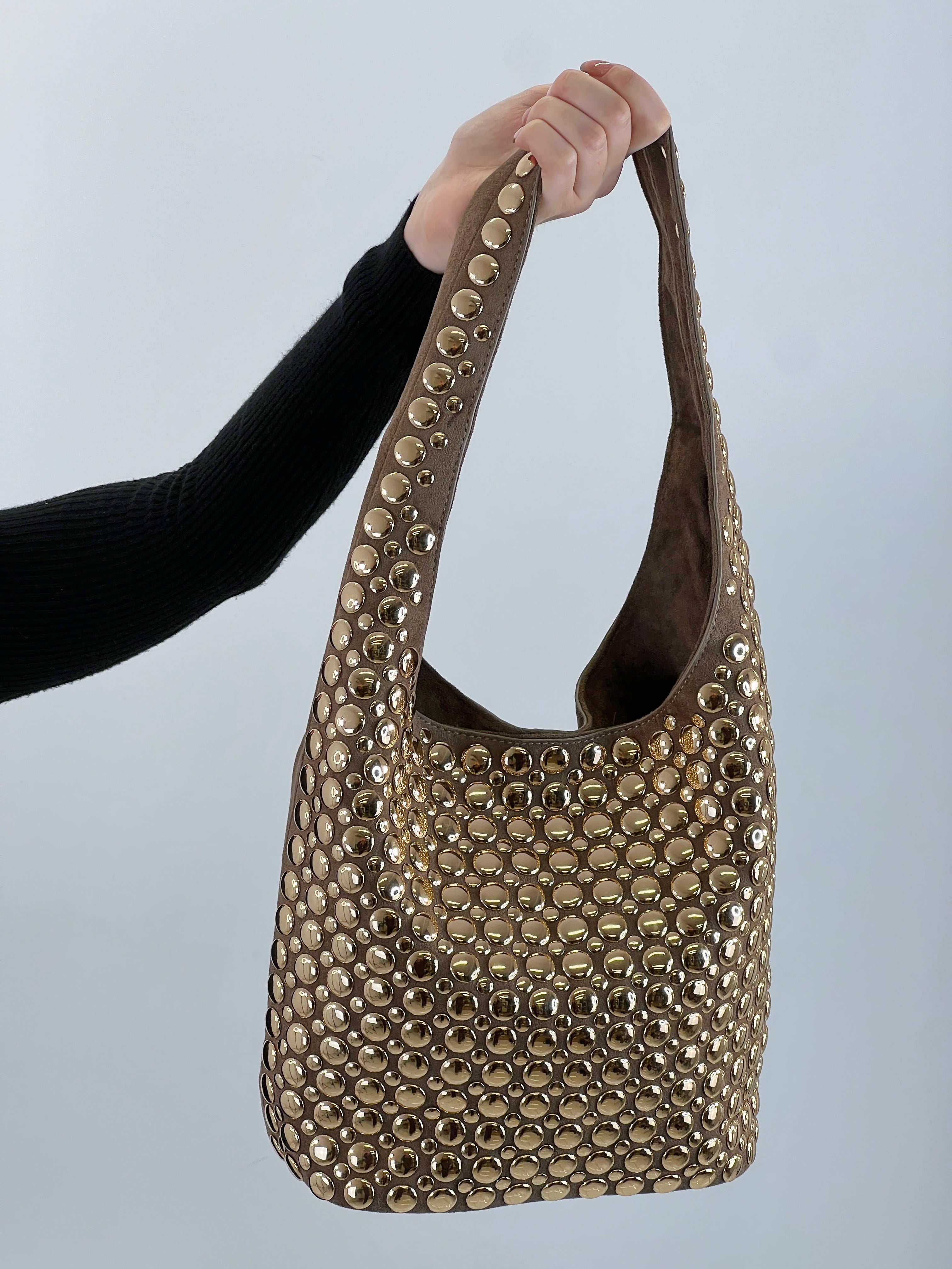 Bolso shopper tachas