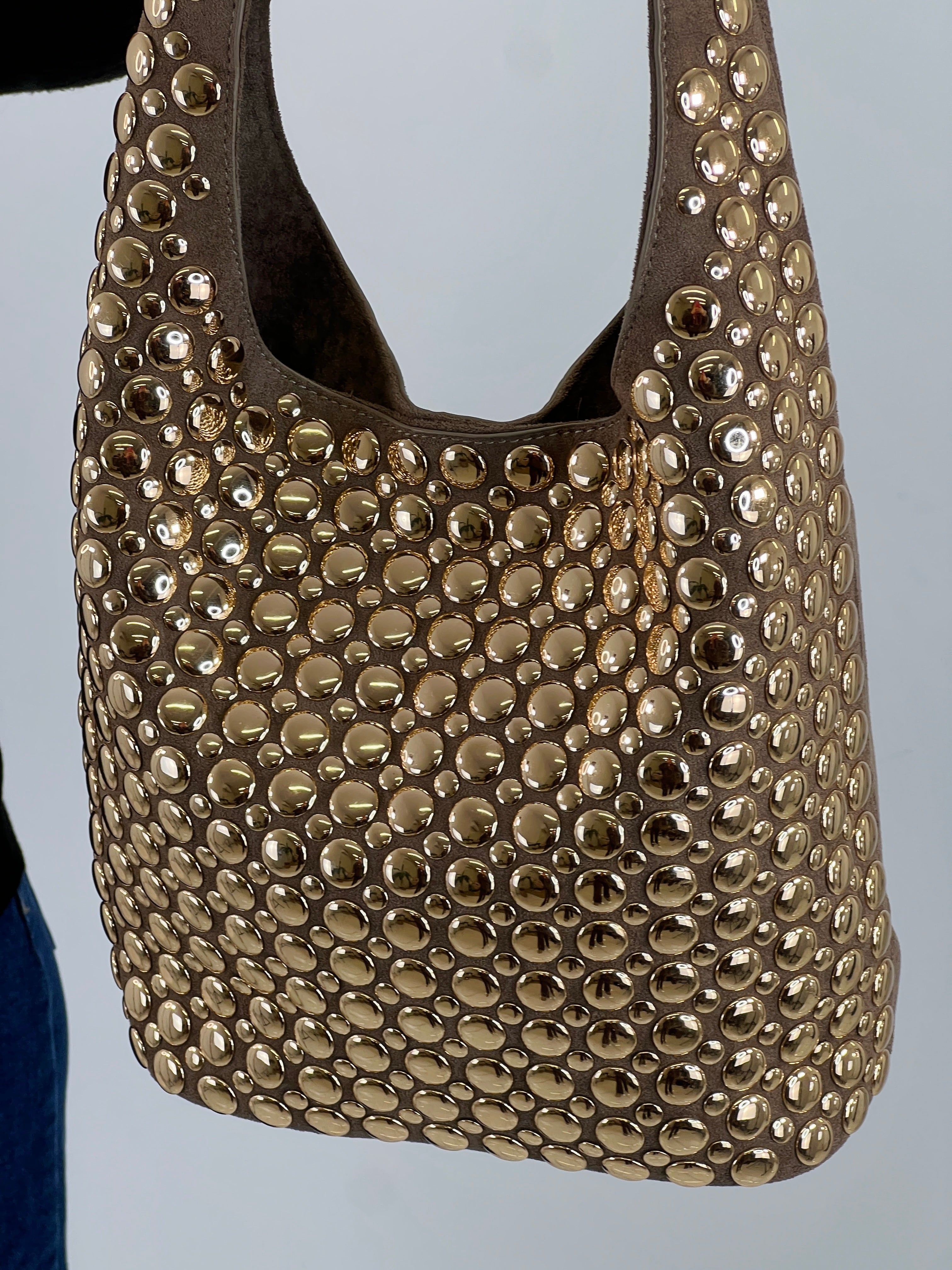 Bolso shopper tachas