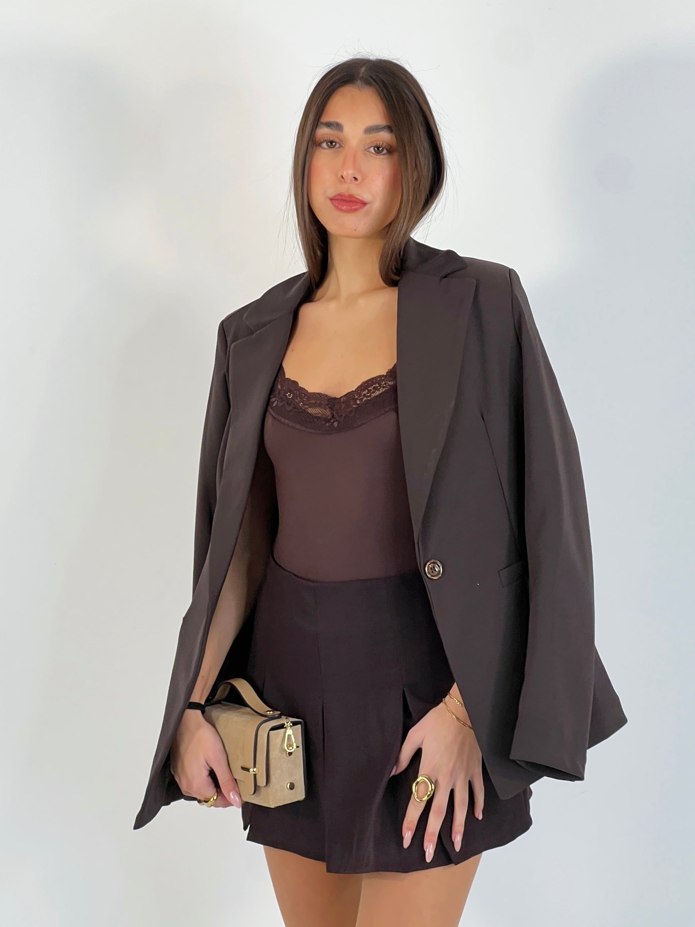 Falda pantalón tablas